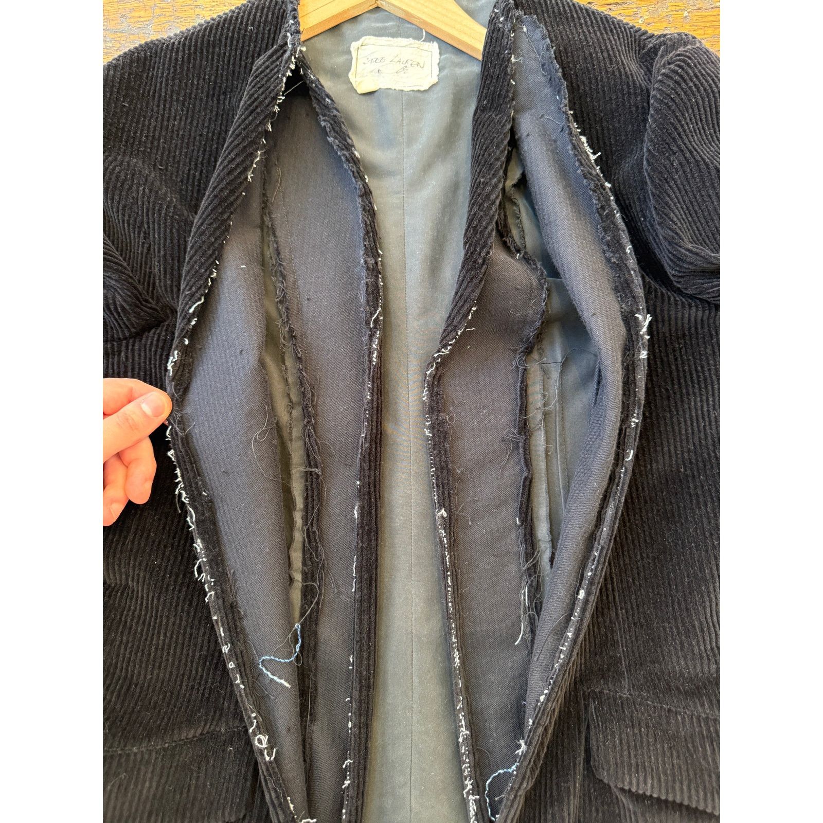 Greg Lauren Greg Lauren SAMPLE Deconstructed Corduroy Blazer Jacket Size US L / EU 52-54 / 3 - 4 Thumbnail