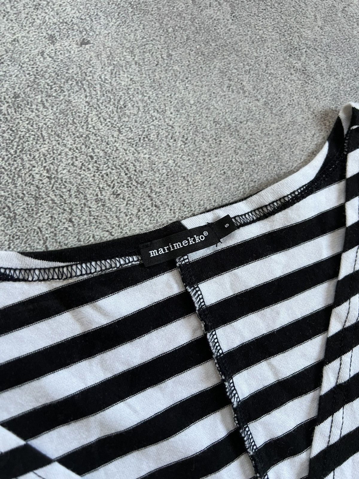 Marimekko Marimekko Jaana Parkkila Striped Midi Sleeveless Dress Sz S Size S / US 4 / IT 40 - 6 Thumbnail
