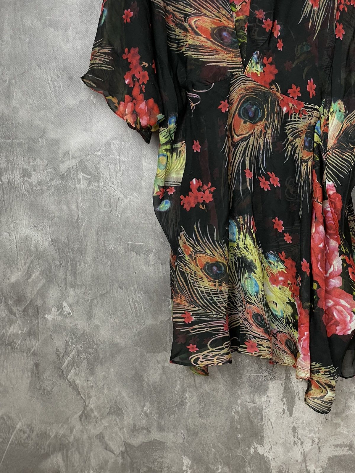 Marni × Vintage Marni Vintage Multicolour Y2K Rare Luxury Midi Dress Size S / US 4 / IT 40 - 5 Thumbnail