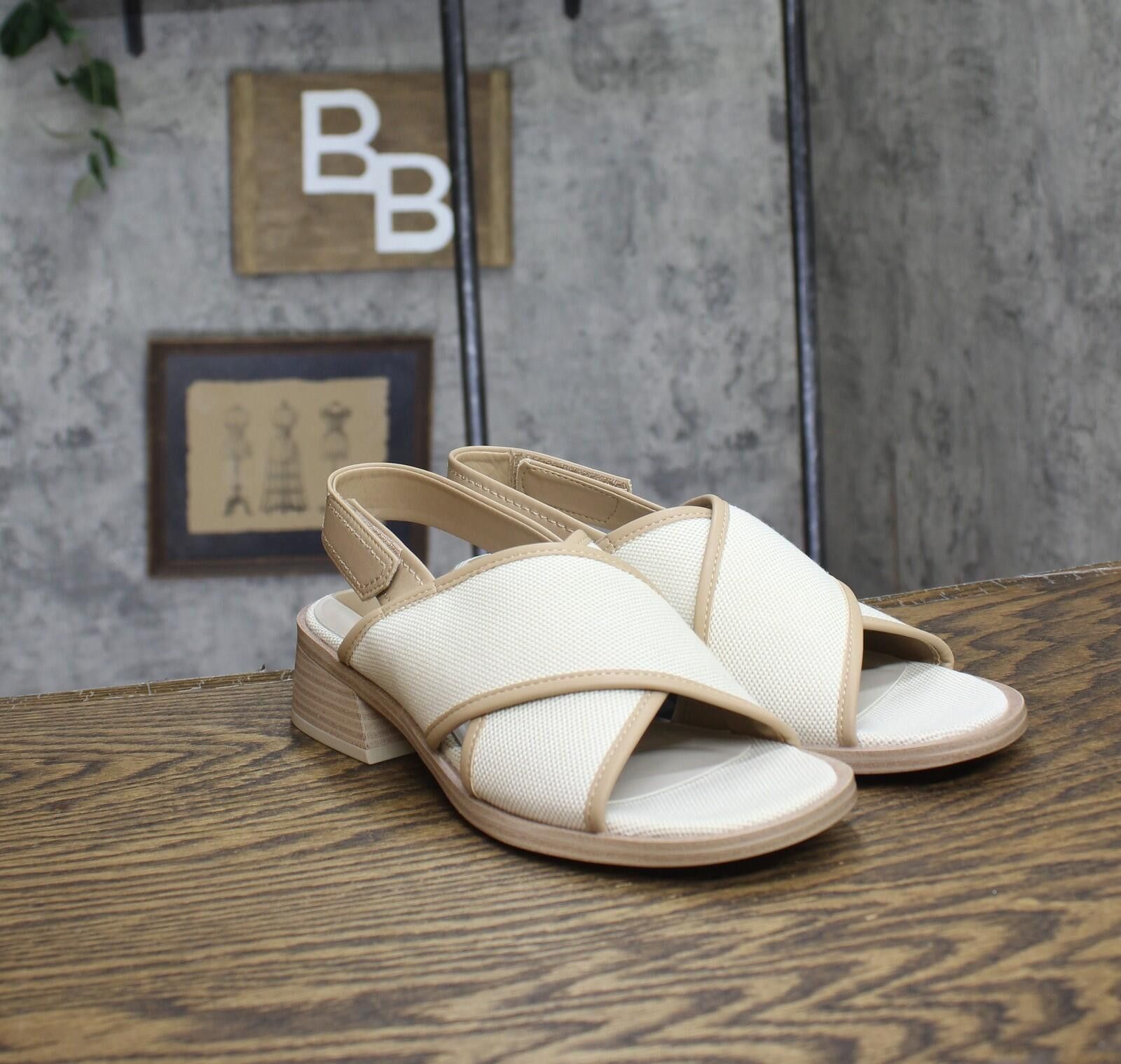 Other Nwt Franco Sarto Heeled Sandals J4225m1 Natural White 7m Size US 7 / IT 37 - 1 Thumbnail