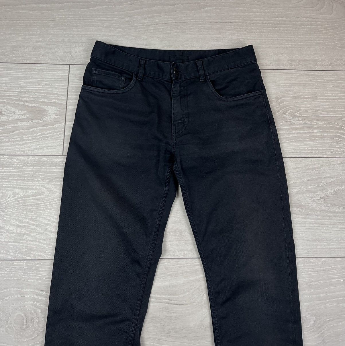 Prada Prada Blue Navy Straight Denim Pants 31 size Size US 31 - 2 Thumbnail