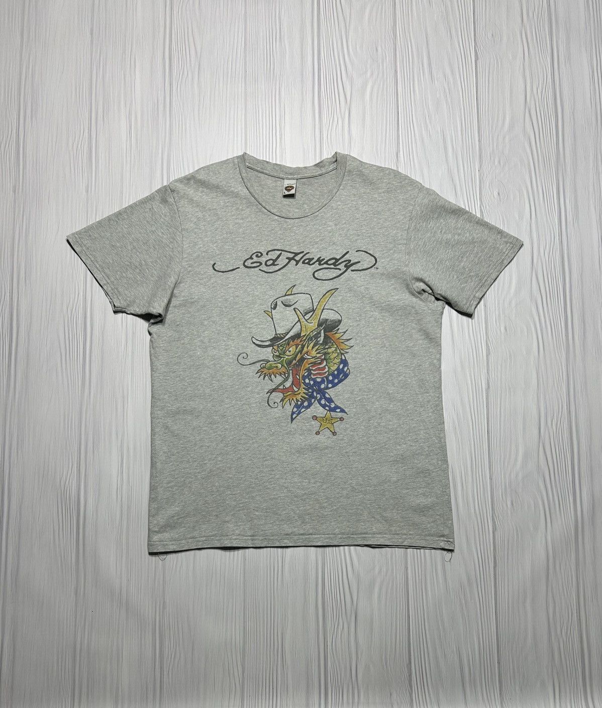 Christian Audigier Vintage Y2K Ed Hardy USA Dragon T-Shirt Size L Size US L / EU 52-54 / 3 - 1 Thumbnail