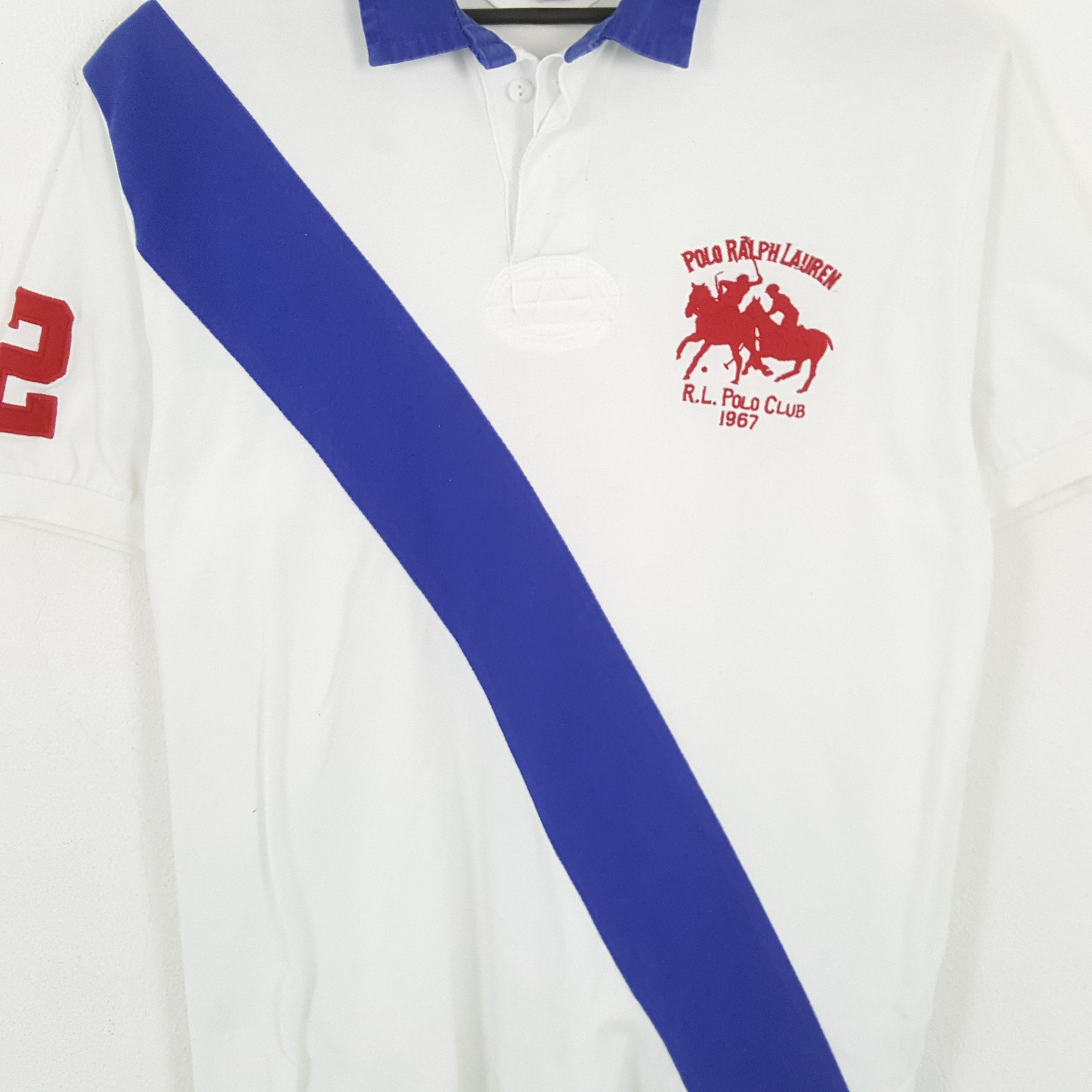 Polo Ralph Lauren × Vintage POLO by RALPH LAUREN Fashion Brand Casual Polos Size US XL / EU 56 / 4 - 2 Thumbnail