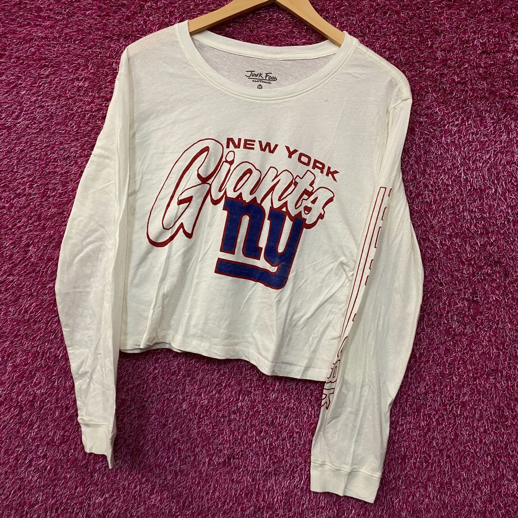 Junk Food Junk Food Clothing New York Giants Touchdown Long Sleeve Cro Size M / US 6-8 / IT 42-44 - 3 Thumbnail