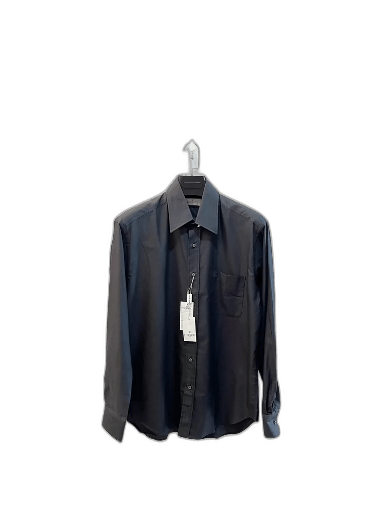 Givenchy Givenchy Black Gray Long Sleeve Shirt Size US S / EU 44-46 / 1 - 1 Thumbnail