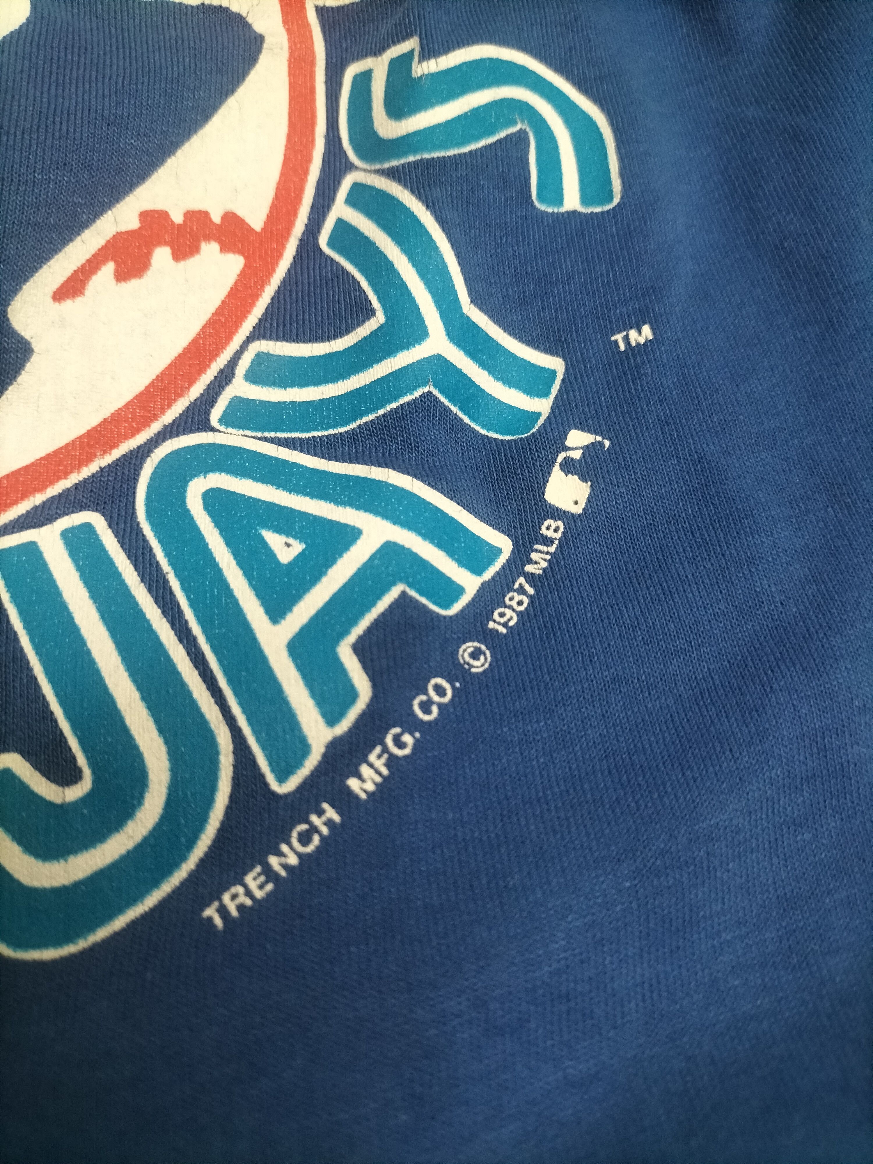 MLB Vintage 80's Toronto blue Jays tshirt Size US L / EU 52-54 / 3 - 4 Thumbnail