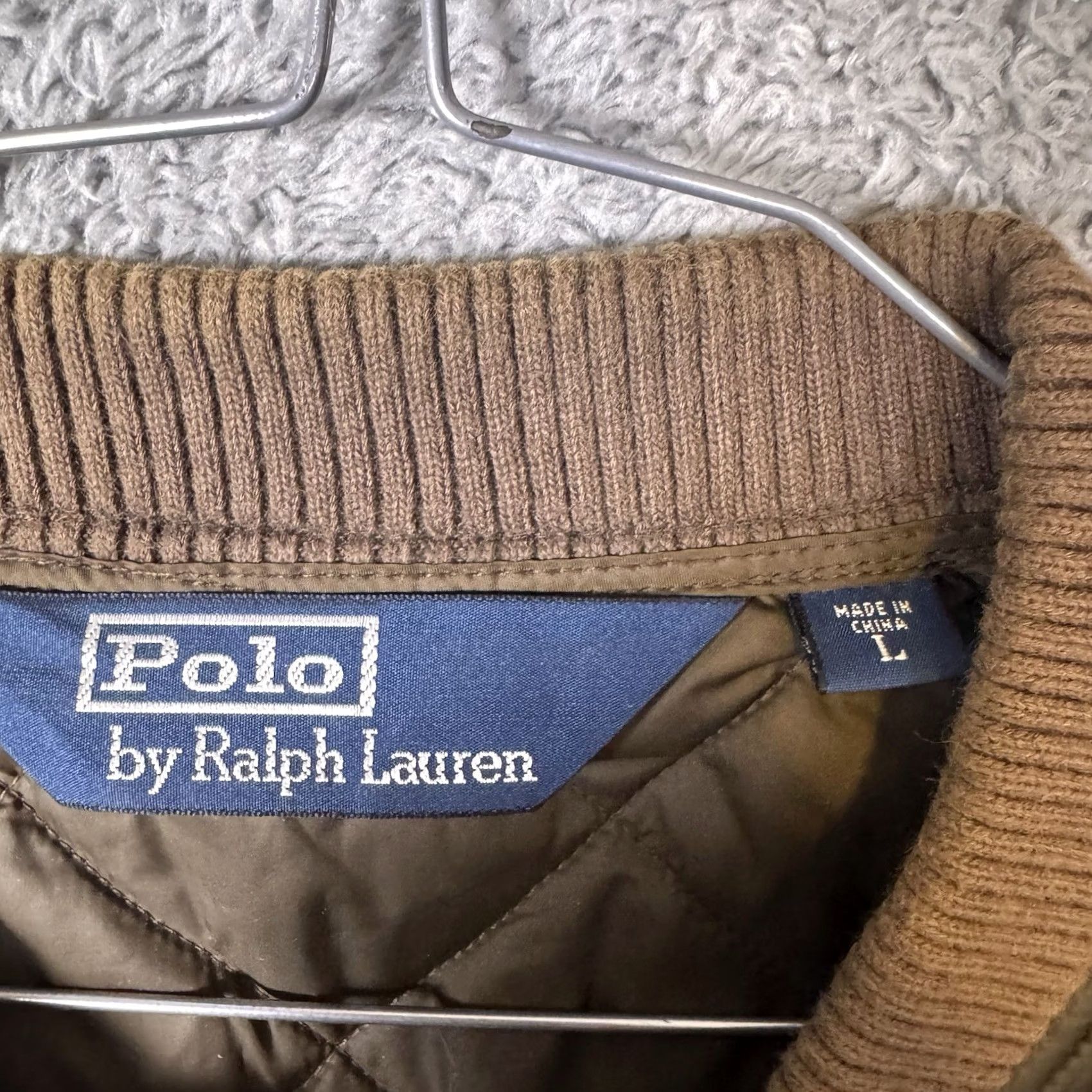 Polo Ralph Lauren Polo Ralph Lauren Vest Men L Diamond Quilted Calf Suede Leather Hunt Vintage - Shirt Size US L / EU 52-54 / 3 - 7 Thumbnail