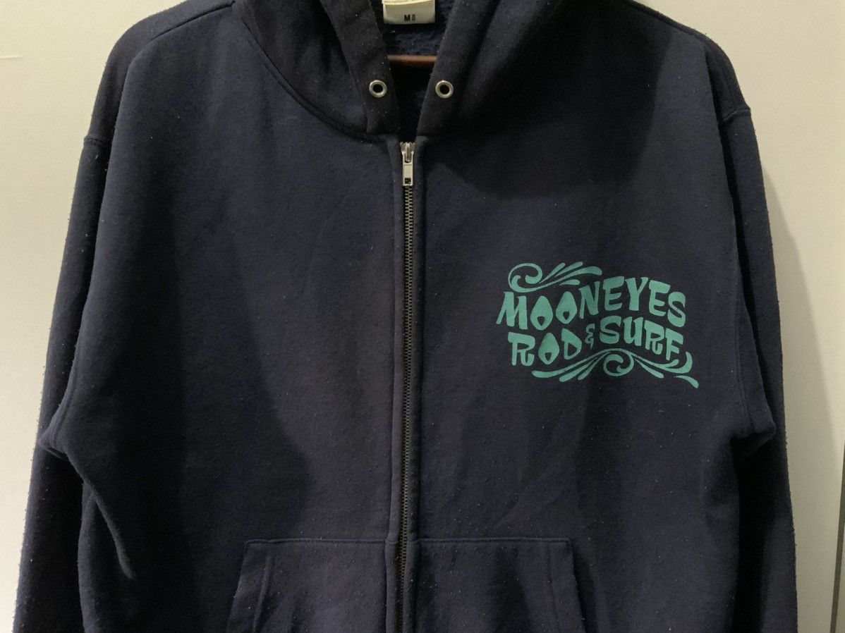 Japanese Brand Mooneyes Rod & Surf Streetwear Hoodie Size US M / EU 48-50 / 2 - 4 Thumbnail
