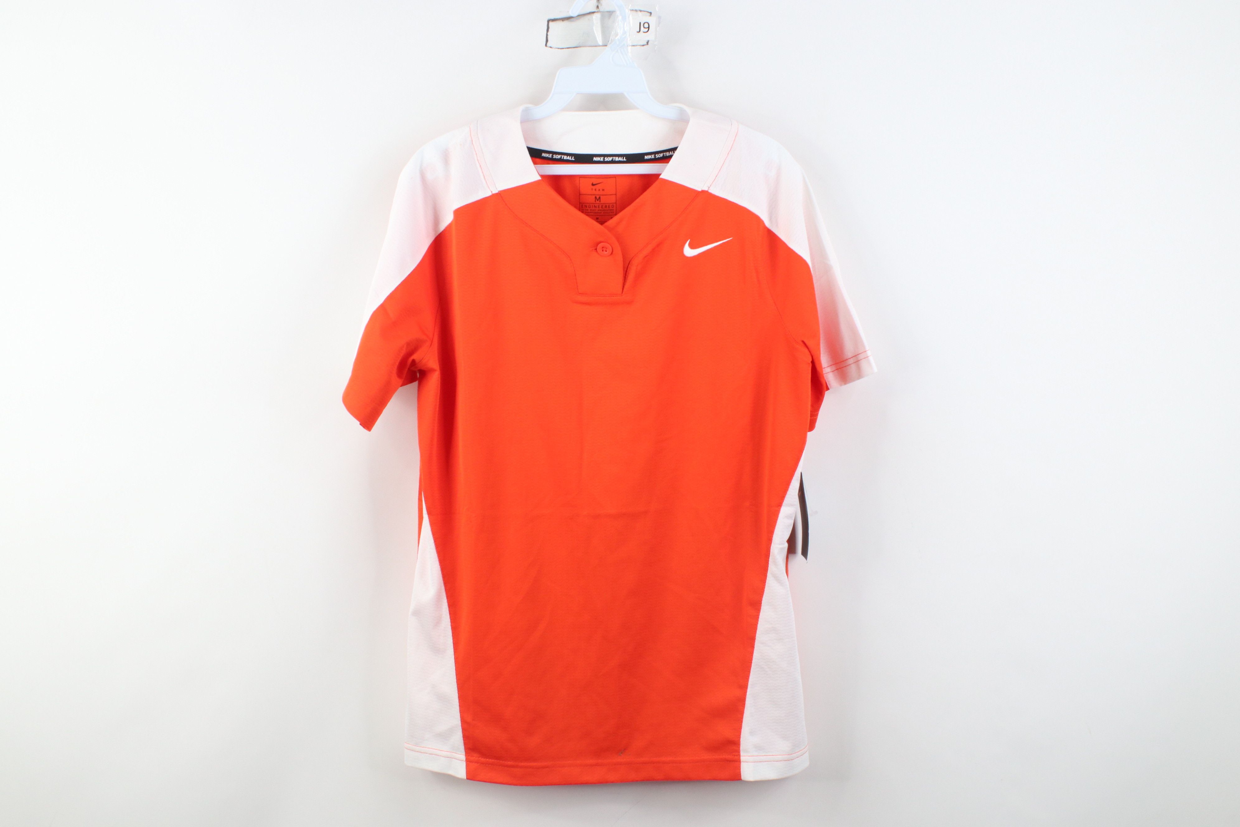 Nike New Nike Softball Color Block Knit Henley T-Shirt Size M / US 6-8 / IT 42-44 - 1 Thumbnail