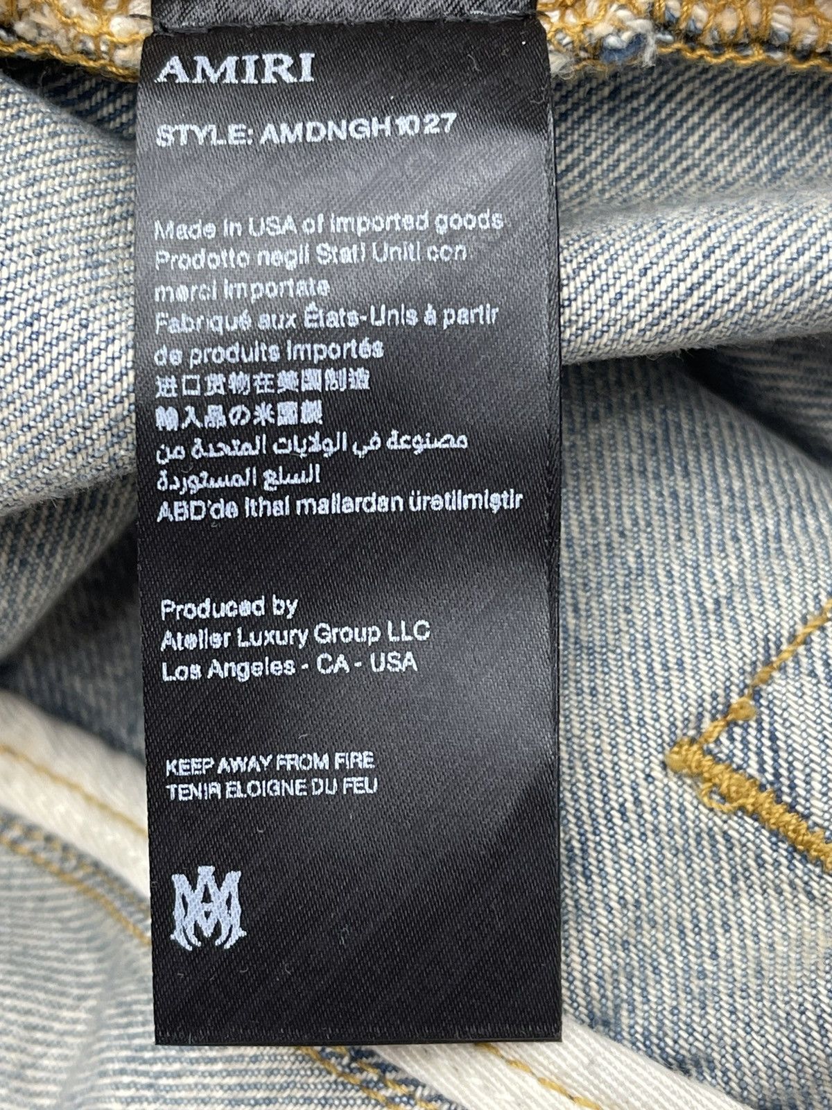 Amiri Size 30 - Amiri Jeans Washed Indigo Straight “New Season” Size US 30 / EU 46 - 9 Thumbnail