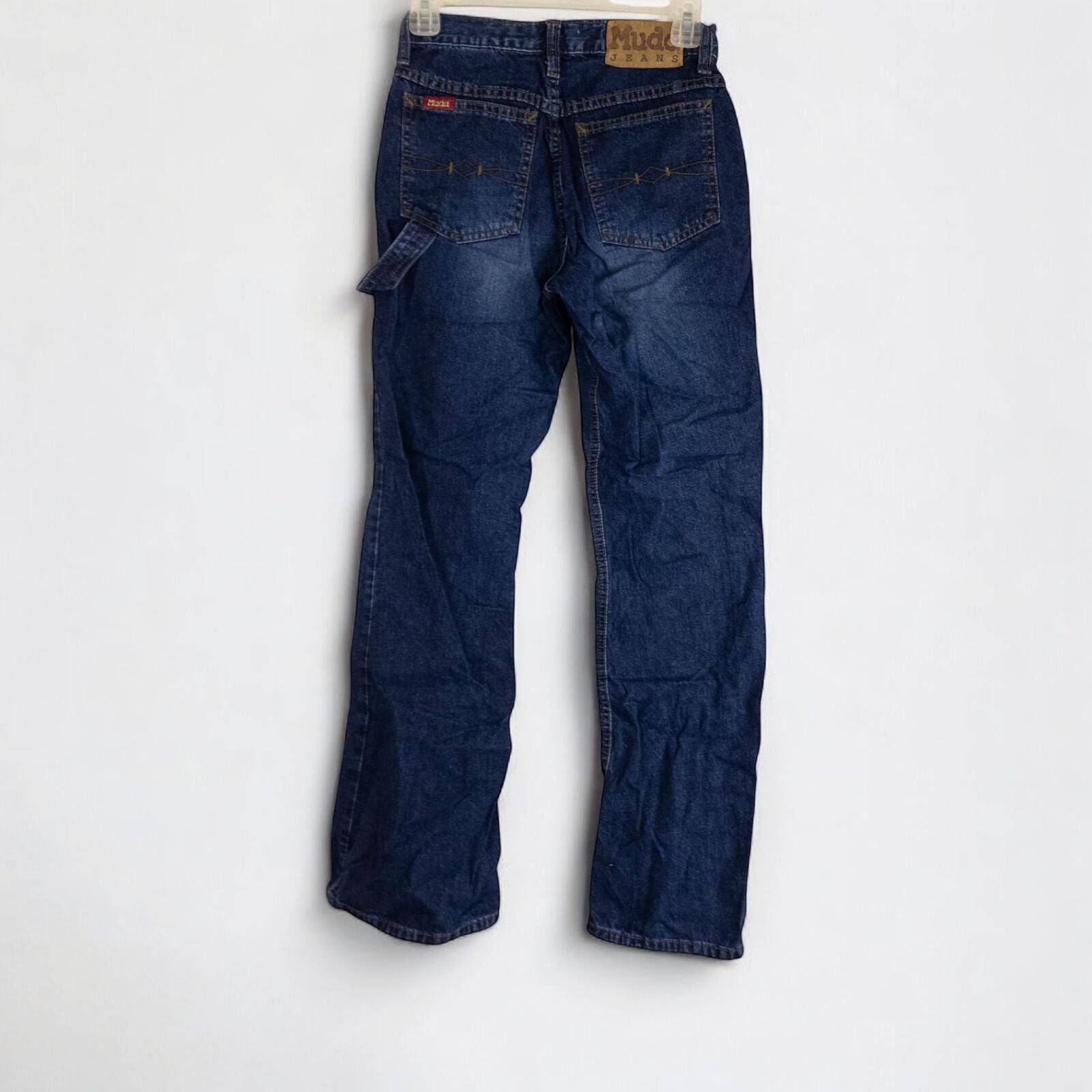 Steve Madden Mudd Vintage Blue Solid Jeans Womens XSmall Size 24" / US 00 / IT 34 - 6 Thumbnail