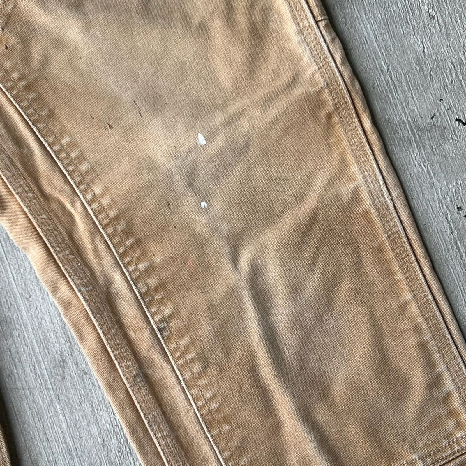 Carhartt × Vintage Carhartt brown double knee work wear carpenter pants Size US 27 - 10 Thumbnail