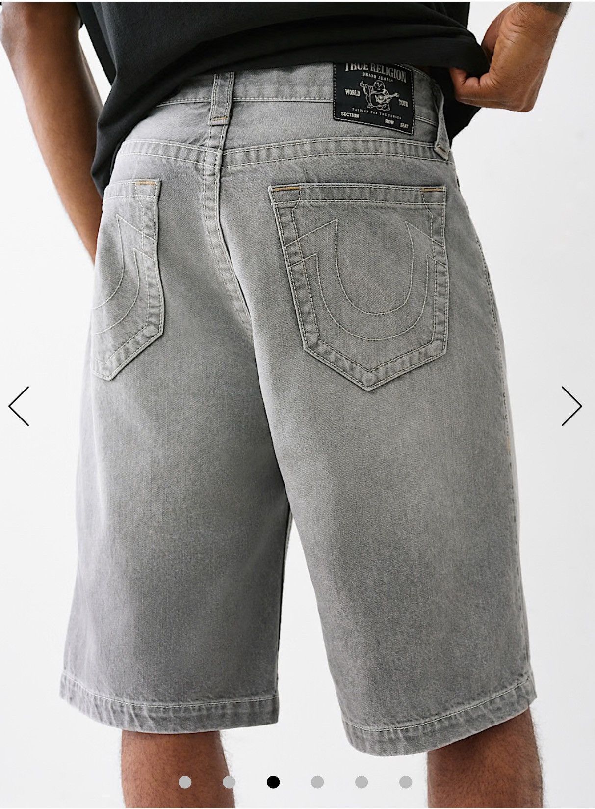 True Religion VINNY ULTRA BAGGY SHORT Size US 30 / EU 46 - 2 Thumbnail