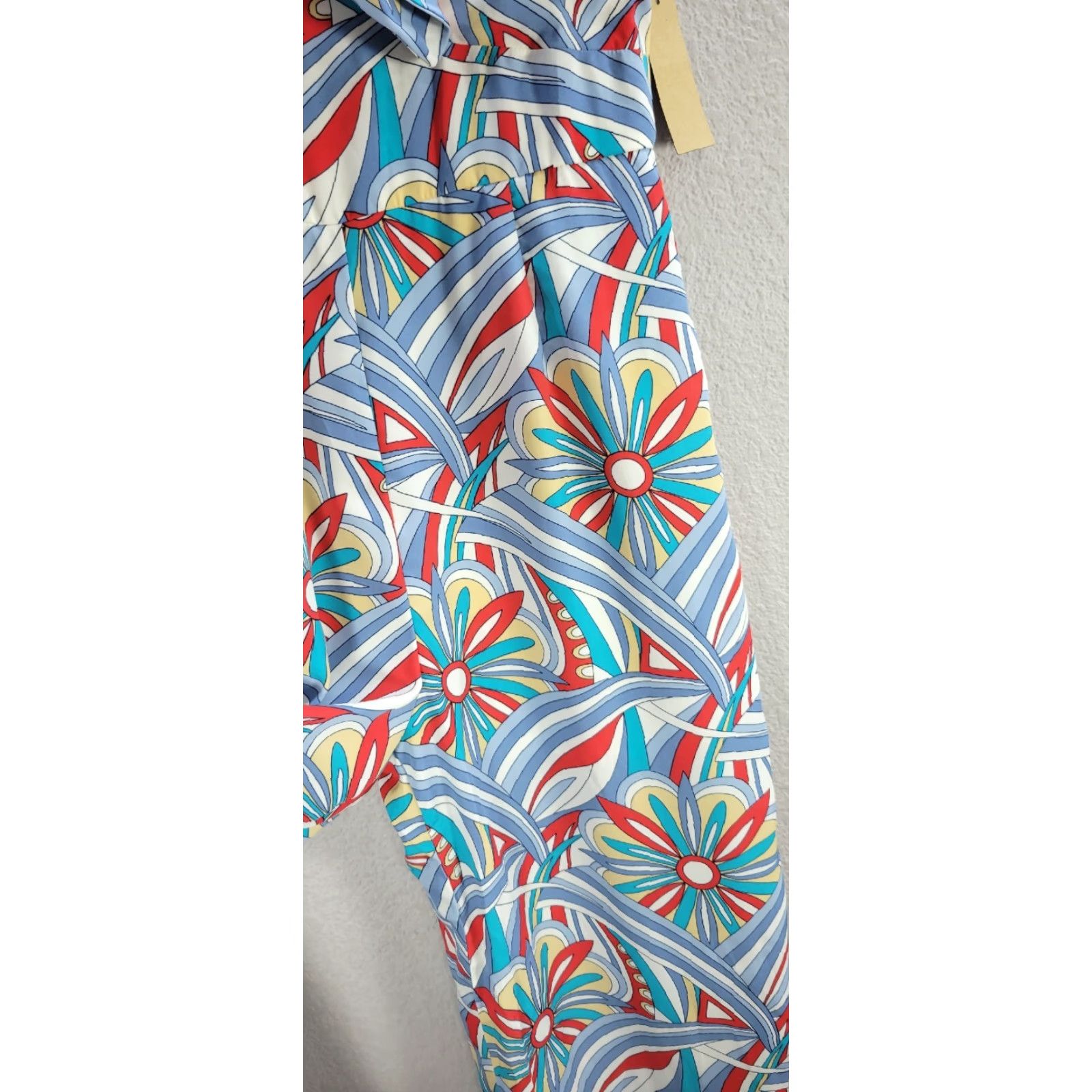 Vintage VINTAGE Rokoko Womens Romper Shirt? Size 36" / US 14 / IT 50 - 6 Thumbnail