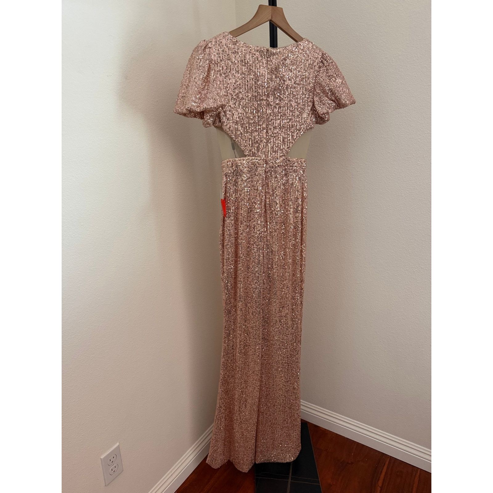 Mac Duggal Formal Short Puff Sleeve Jumpsuit Puff Sleeves Mac Duggal Size 25" / US 0 / IT 36 - 7 Thumbnail