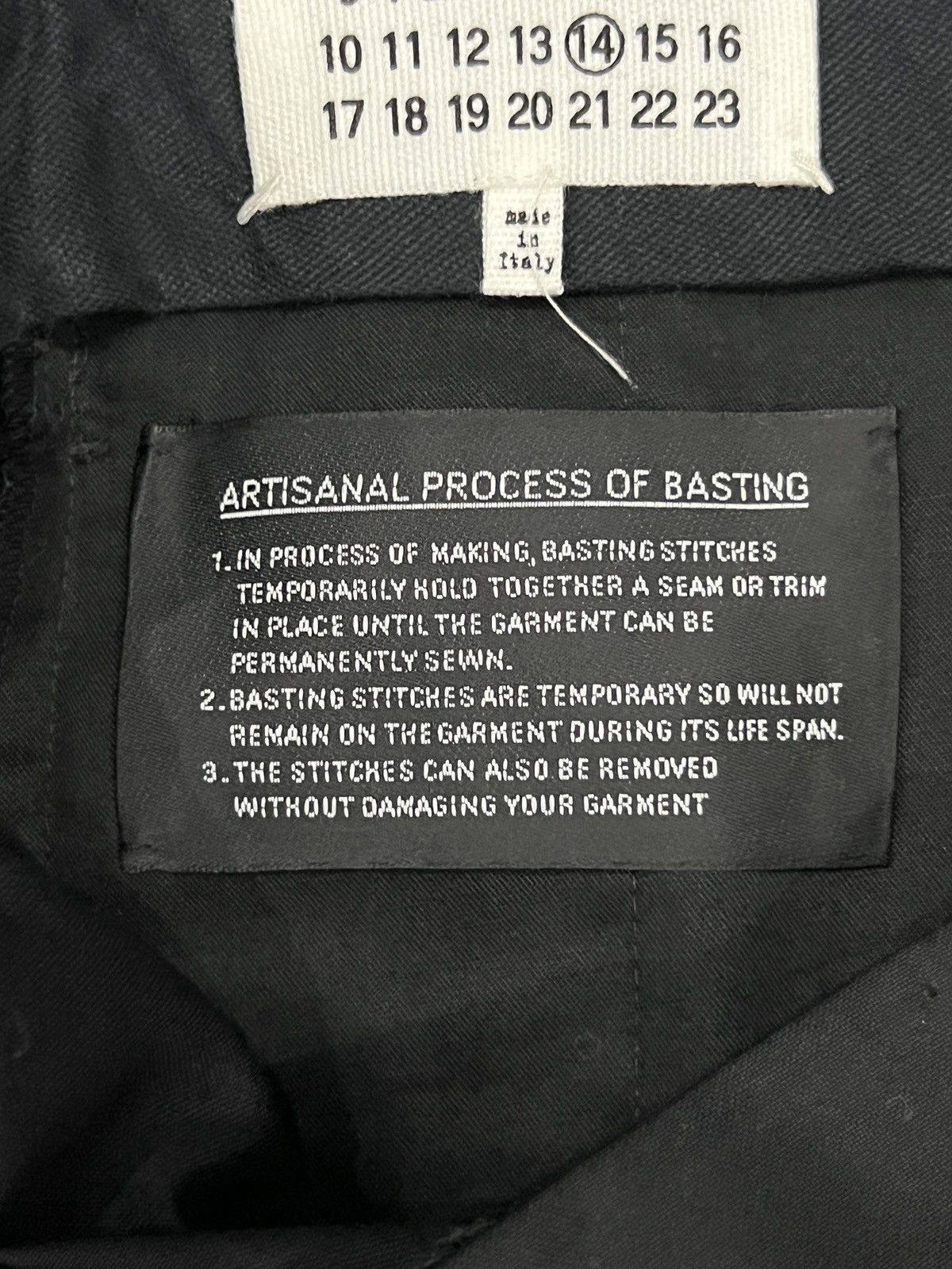 Maison Margiela Line 14 Exposed Stitch Trousers