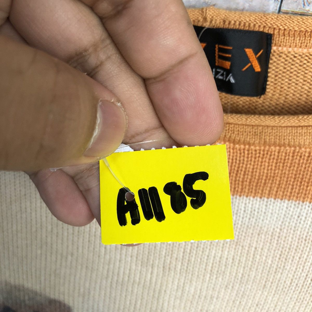 Japanese Brand × Vintage Evex big elephant Orange Knitwear #A1185 Size L / US 10 / IT 46 - 11 Thumbnail