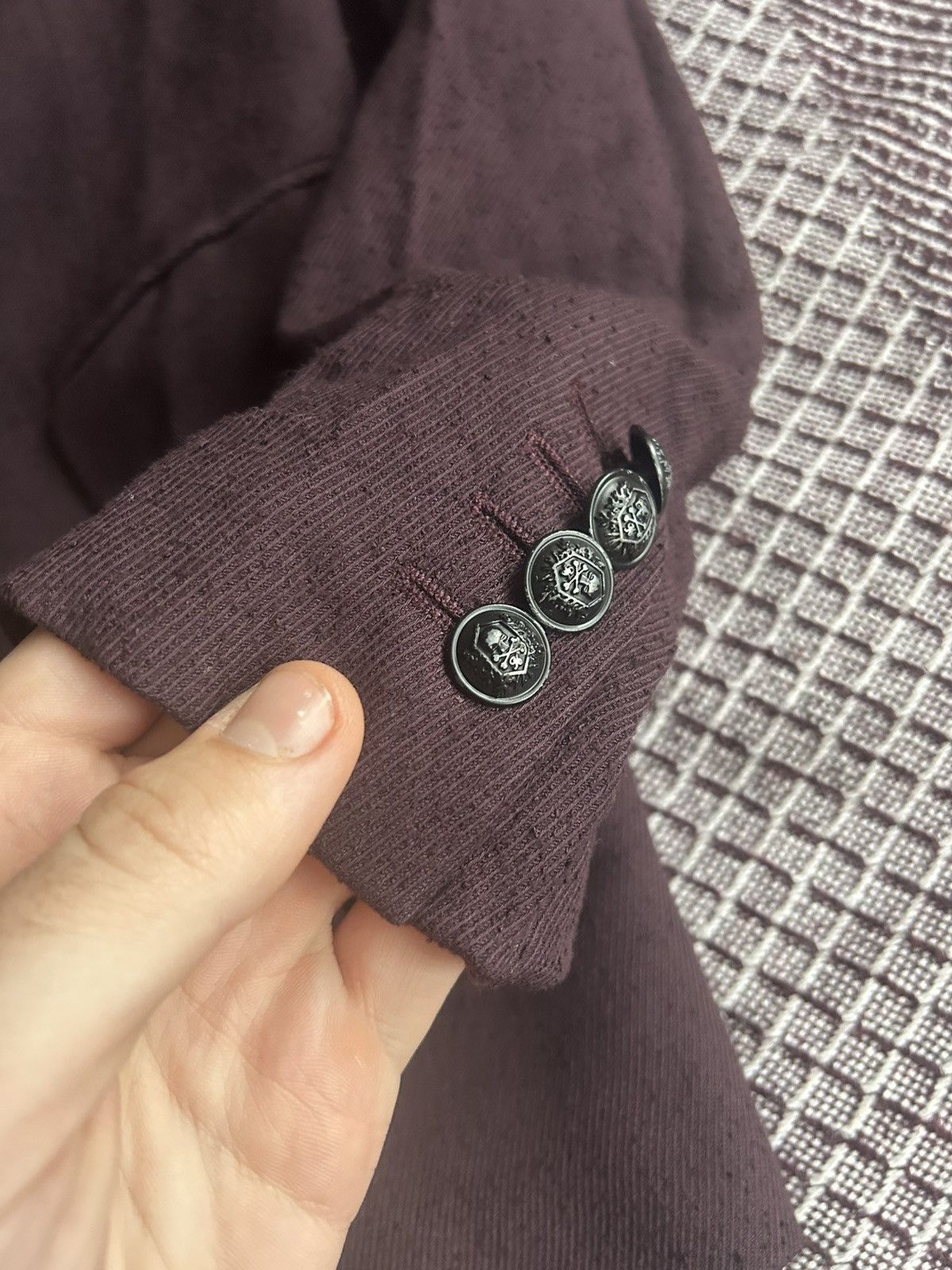The Kooples The Kooples Viscose Women Burgundy Blazer Sz 40 Solid Style Size S / US 4 / IT 40 - 3 Thumbnail