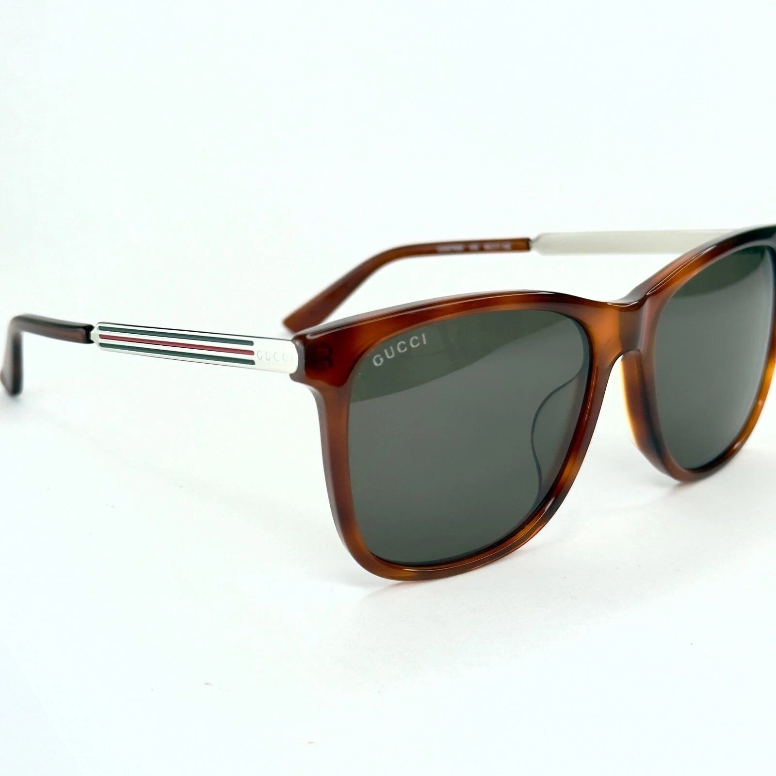 Gucci GUCCI GG0078S WEB 0078 Metal Aviator Classic Sunglasses Size ONE SIZE - 4 Thumbnail