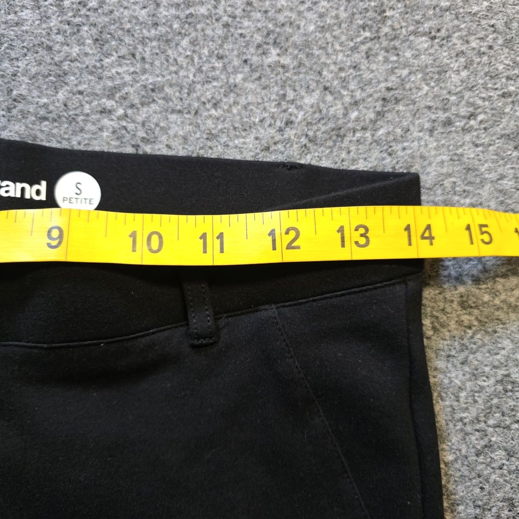 Vintage Betabrand Pants Womens Small Petite Black Stretch Straight Career Casual Capsule Pants Regular Mid Rise Front Flat Back Black Size 28" / US 6 / IT 42 - 4 Thumbnail