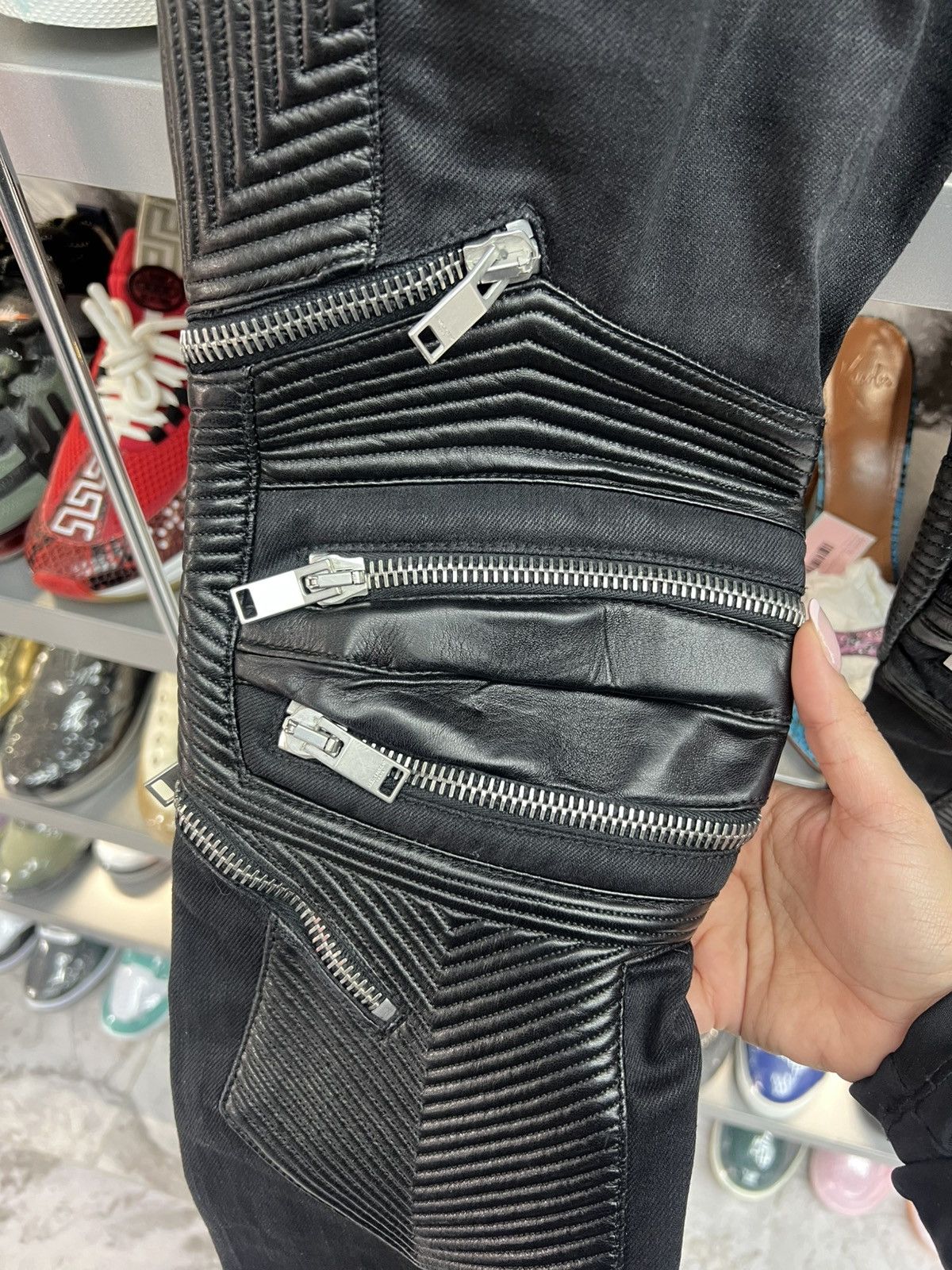 Saint Laurent Paris Saint Laurent Black Zipper Jeans Size US 28 / EU 44 - 5 Thumbnail