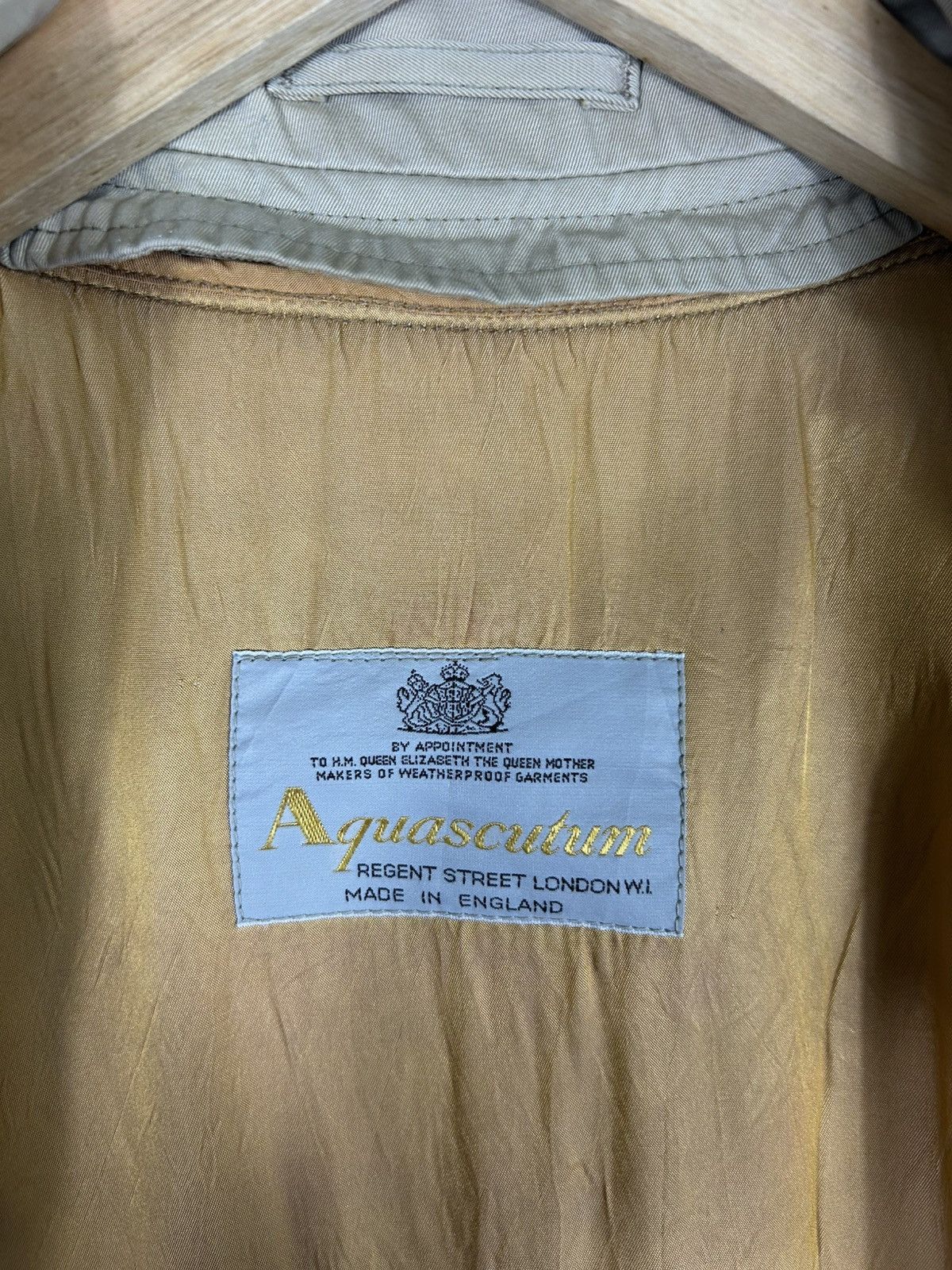 Aquascutum ⚡️Vintage Aquascutum London Button Long Coat Jacket Size US M / EU 48-50 / 2 - 10 Thumbnail