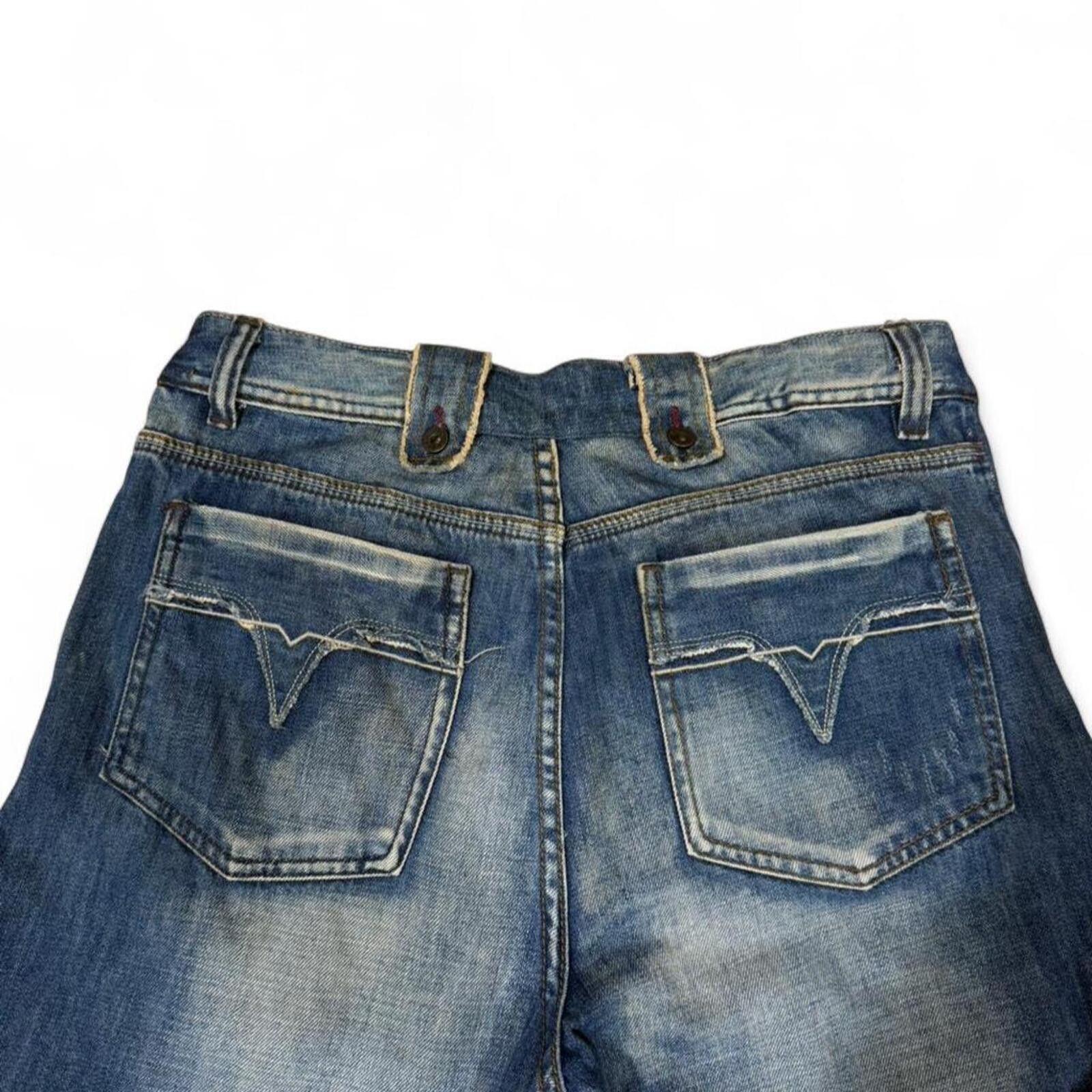 Diesel Y2K Diesel style lab unique design denim jeans Size US 32 / EU 48 - 3 Thumbnail