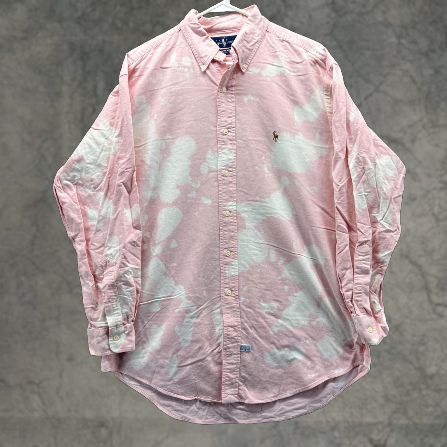 Ralph Lauren VINTAGE Ralph Lauren Yarmouth Shirt Mens 15.5 33 Pink Oxford Button-Down Cotton Logo Dress Shirt Size US L / EU 52-54 / 3 - 1 Thumbnail
