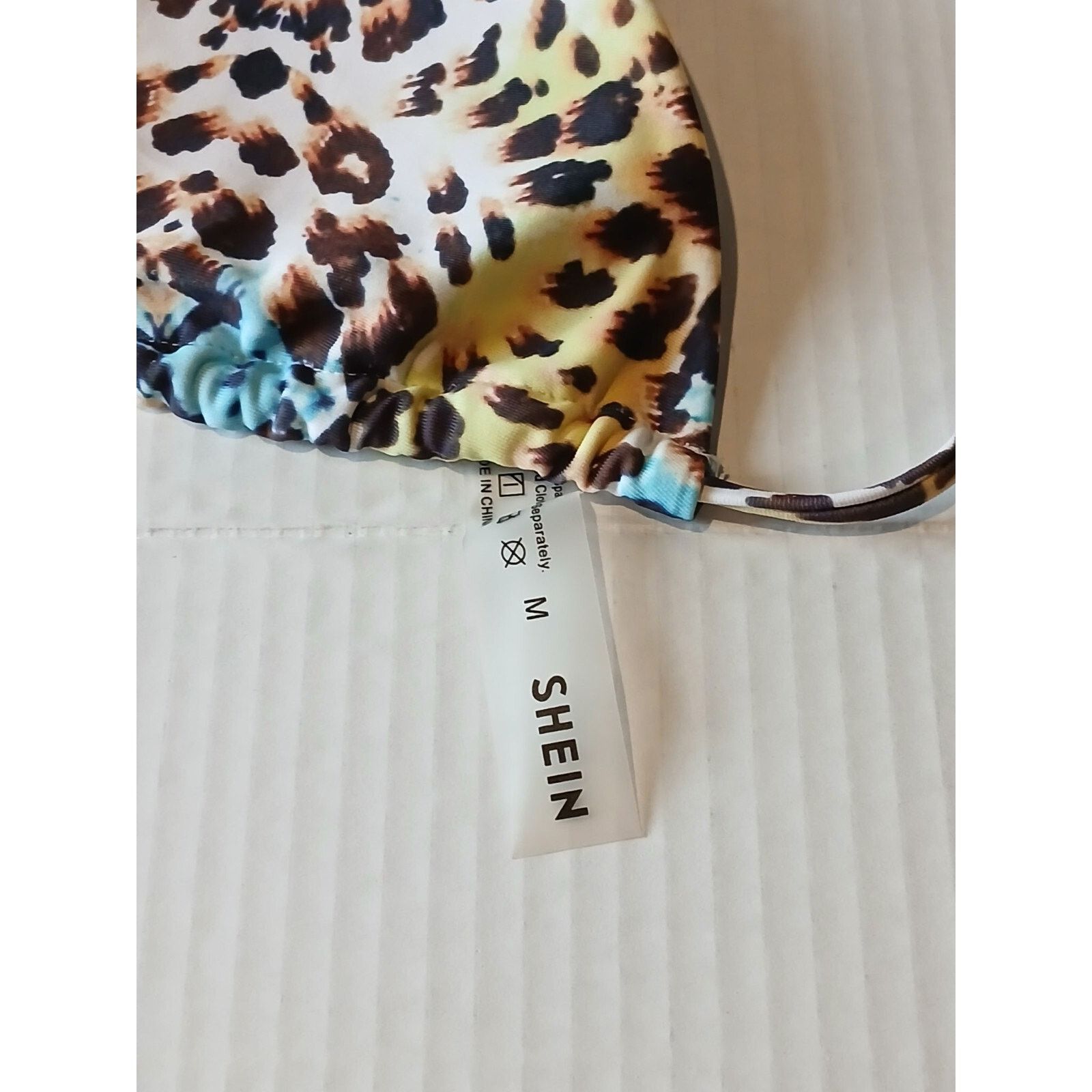 Shein SHEIN (Medium) 2 Piece Swim Suit with Extra Multicolor Top Size ONE SIZE - 3 Thumbnail