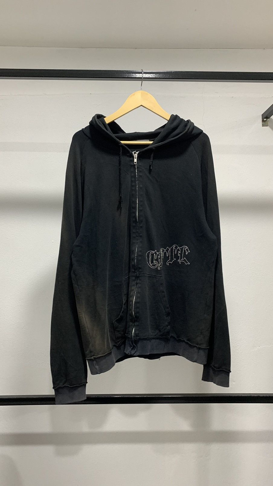 Japanese Brand Nicely Faded CFTL Limited Edition Zip Up Hoodie Skull Size US L / EU 52-54 / 3 - 7 Thumbnail