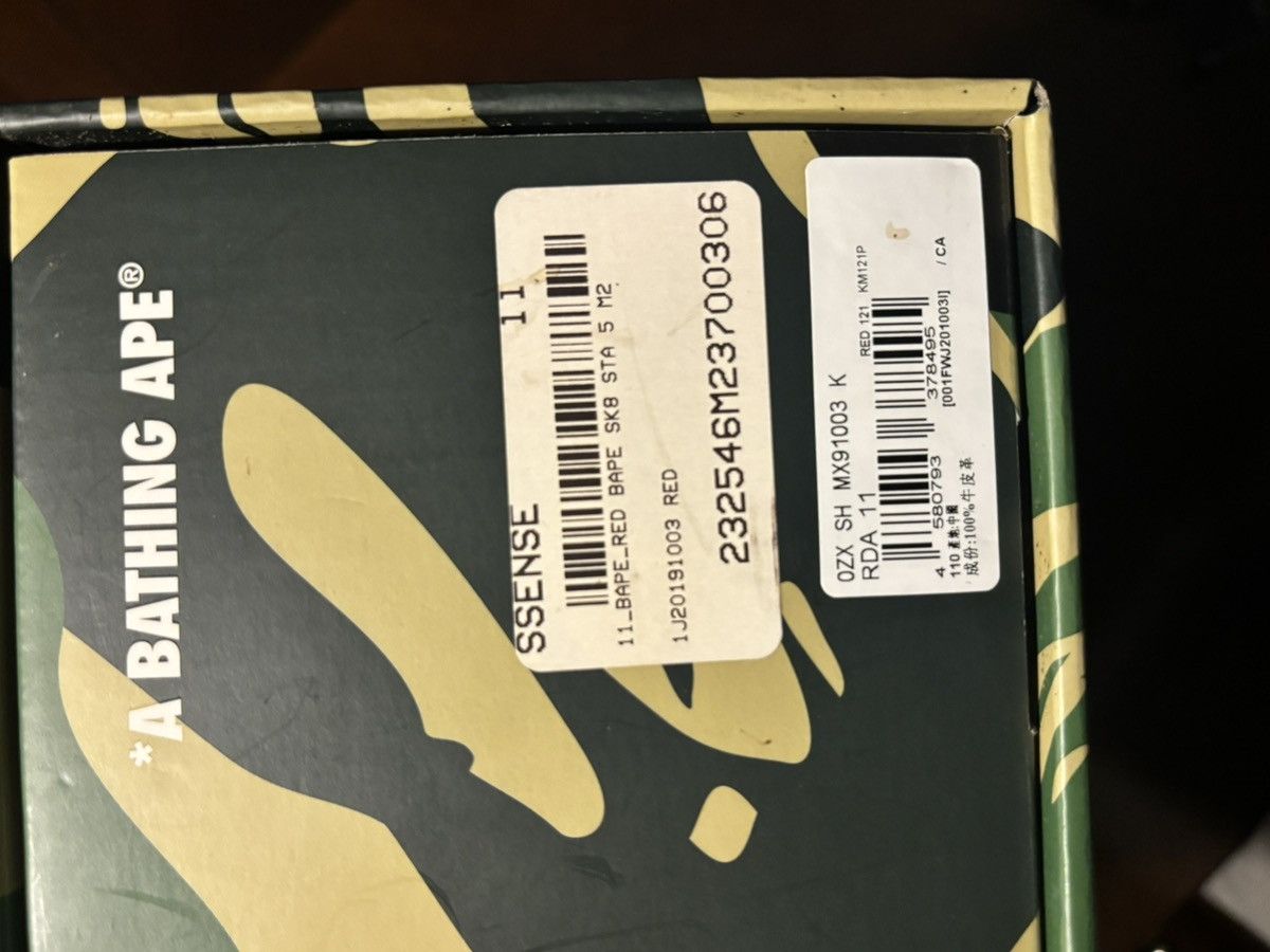 Bape A Bathing Ape Bape SK8 Sta Size US 11 / EU 44 - 18 Thumbnail
