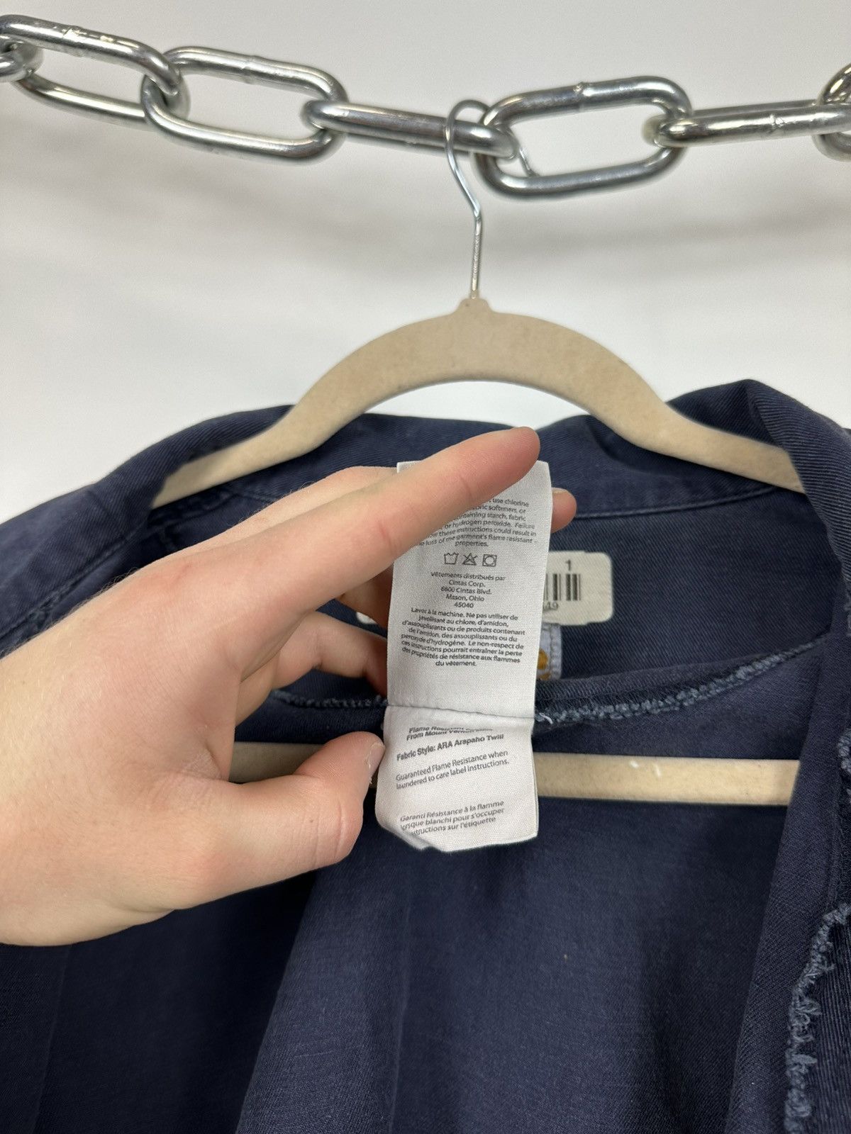 Carhartt Vintage 90s Carhartt Flame Resistant USA Cropped Work Jacket Size US M / EU 48-50 / 2 - 21 Thumbnail