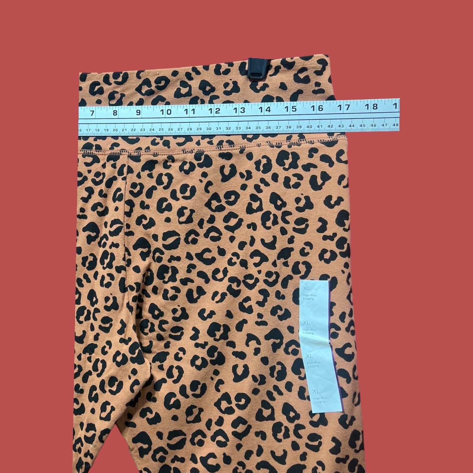 Other Wild Fable - Women's High Waisted Leopard Print Leggings - B Size 34" / US 12 / IT 48 - 3 Thumbnail