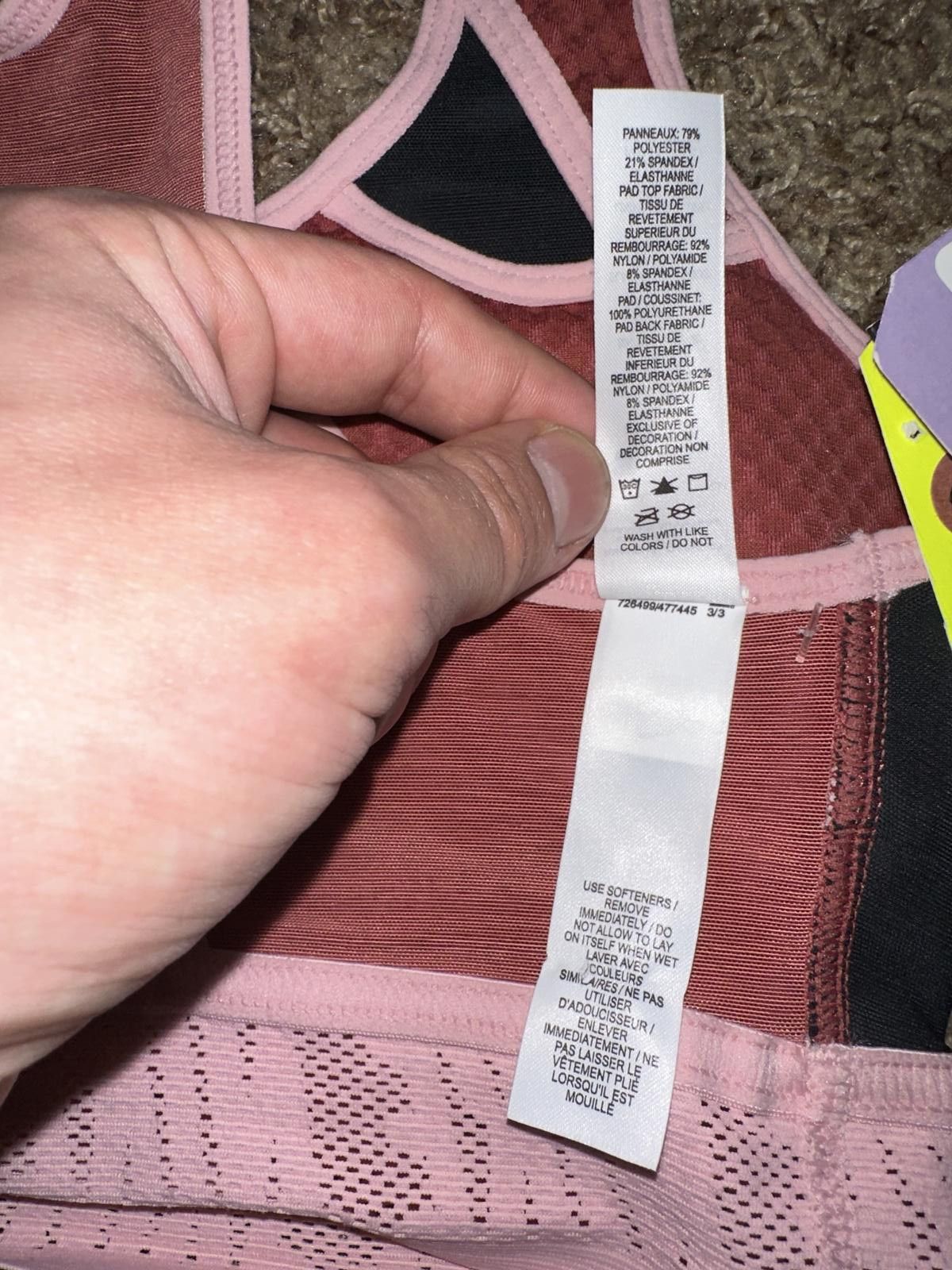 Nike Nike Swoosh Ultrabreathe Women's Medium-support Padded Sports Bra Sample Size ONE SIZE - 9 Thumbnail