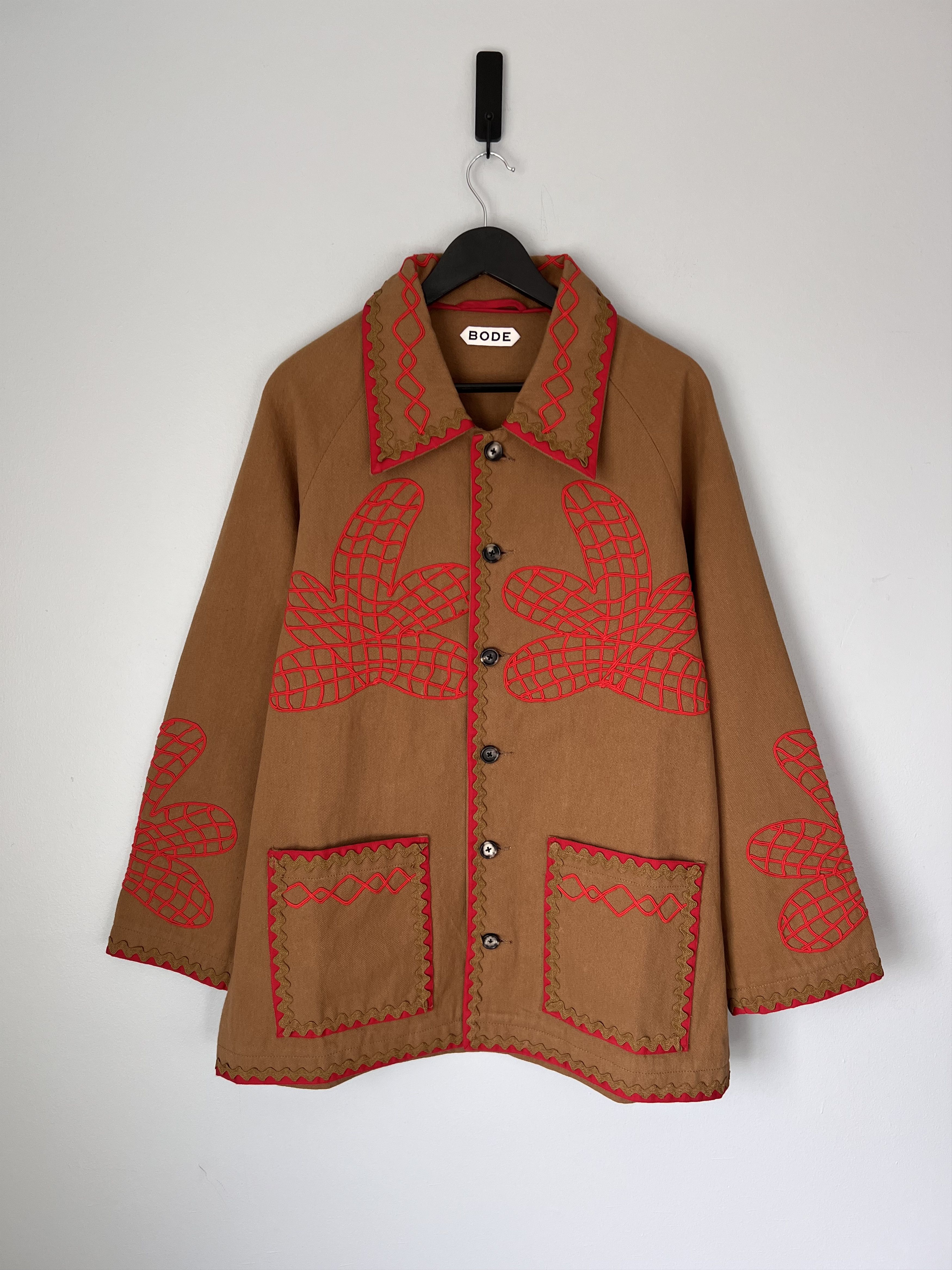 BODE bengali jacket M 刺繍　初期 Bode Quilted Jacket, Size M