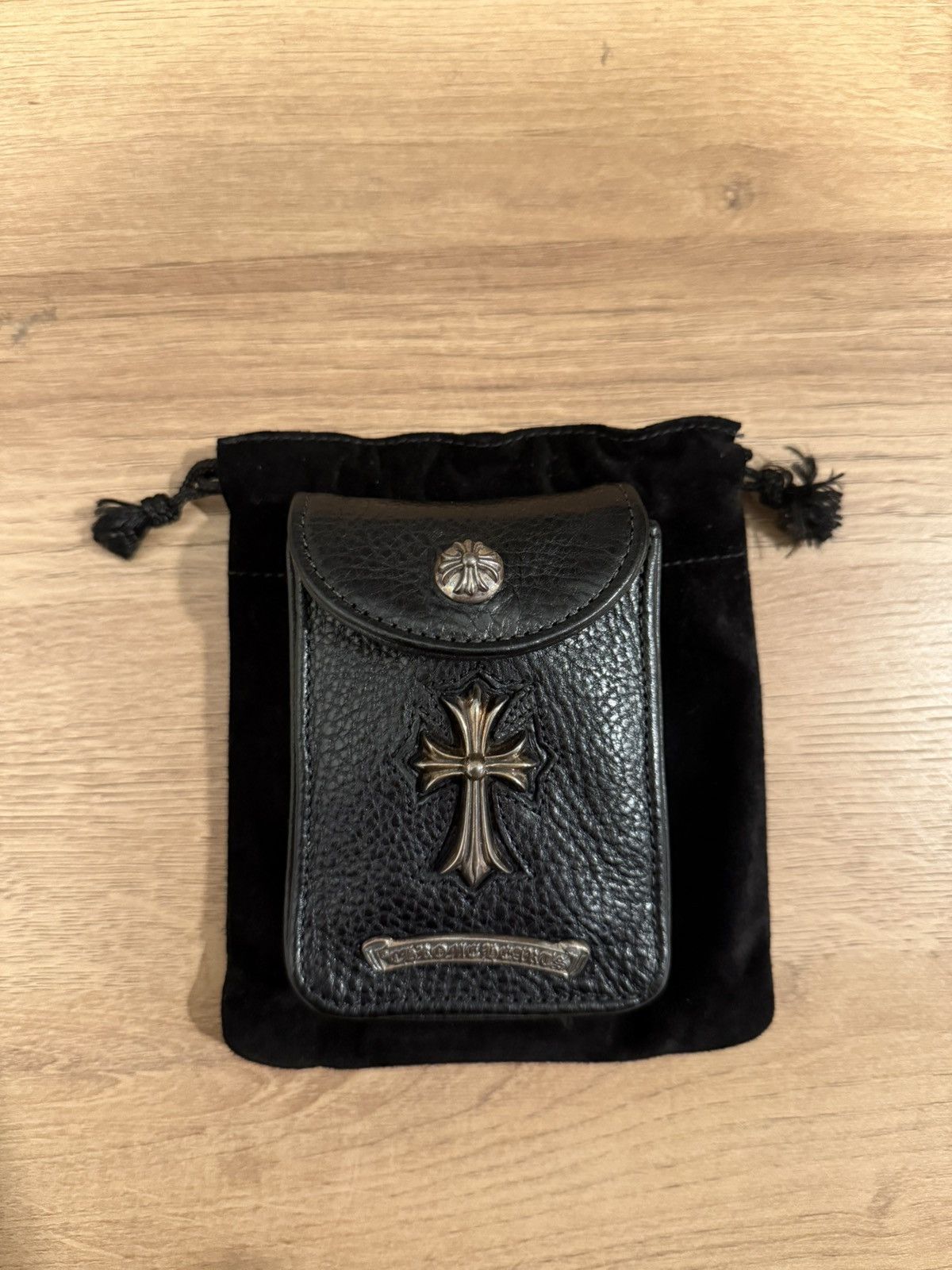 Chrome Hearts Cross Embellished Cigarette Holster Size ONE SIZE - 1 Thumbnail