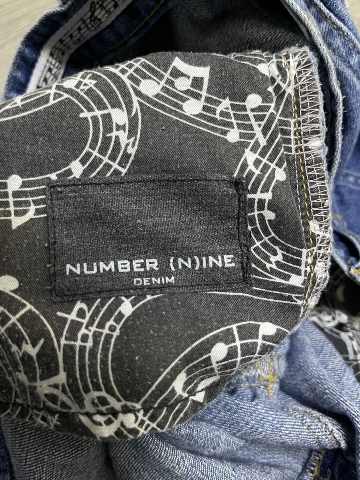 Number (N)ine Number N(ine) Skiny Jeans Distressed Size US 33 - 19 Thumbnail