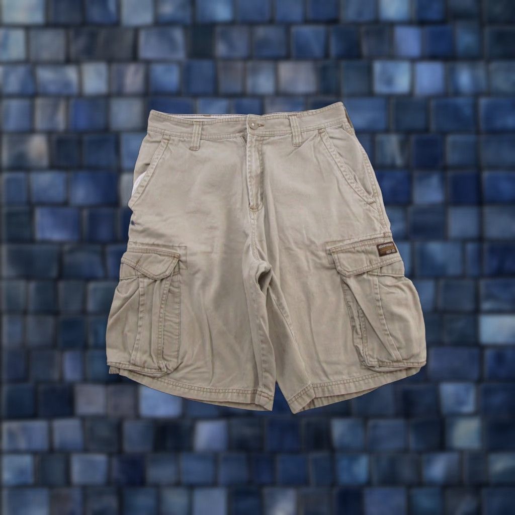 Vintage VINTAGE Aeropostale Cargo Shorts Mens Size 32 Beige Baggy Cotton Cargo Pocket Casual Summer 90s Mens Size US 32 / EU 48 - 1 Thumbnail