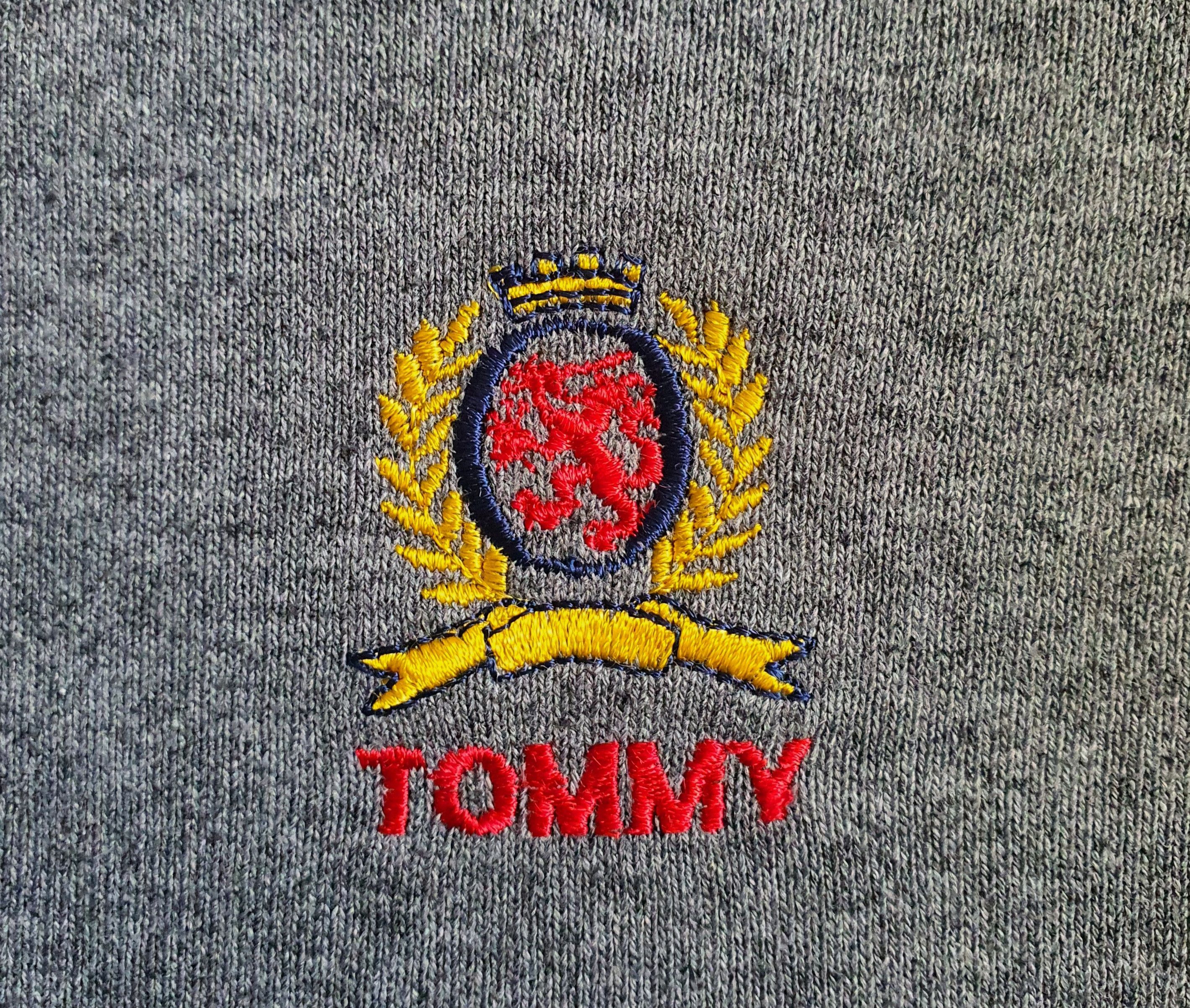 Tommy Hilfiger × Vintage TOMMY HILFIGER 1990s Classic Logo Sweatshirt size Large Size US L / EU 52-54 / 3 - 4 Thumbnail