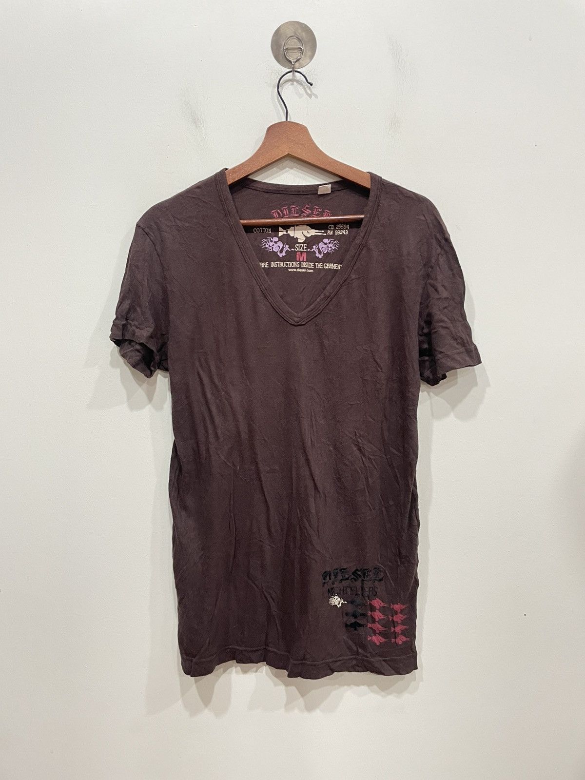 Diesel Diesel V-neck Tshirt Size US M / EU 48-50 / 2 - 1 Thumbnail