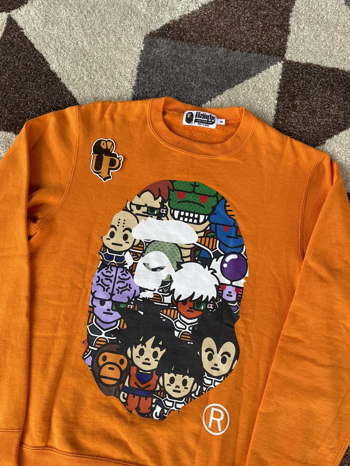 Bape Bape Dragon Ball Z Crewneck Sweatshirt Size US S / EU 44-46 / 1 - 2 Thumbnail