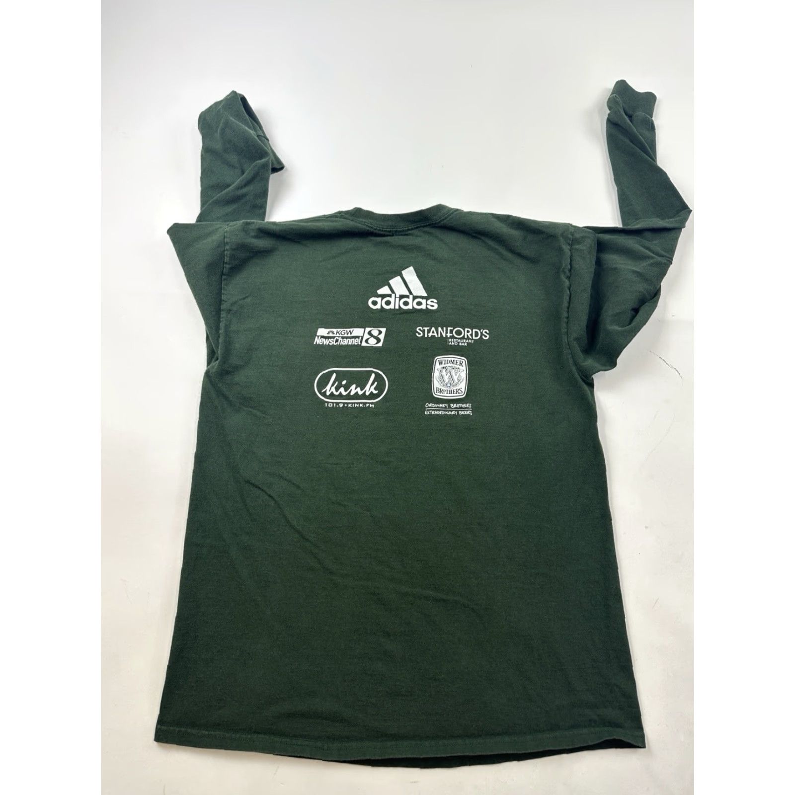 Adidas VINTAGE Adidas Shamrock Run Shirt Mens Large Green Portland Oregon 2011 T-Shirt Crew Neck Size US L / EU 52-54 / 3 - 5 Thumbnail