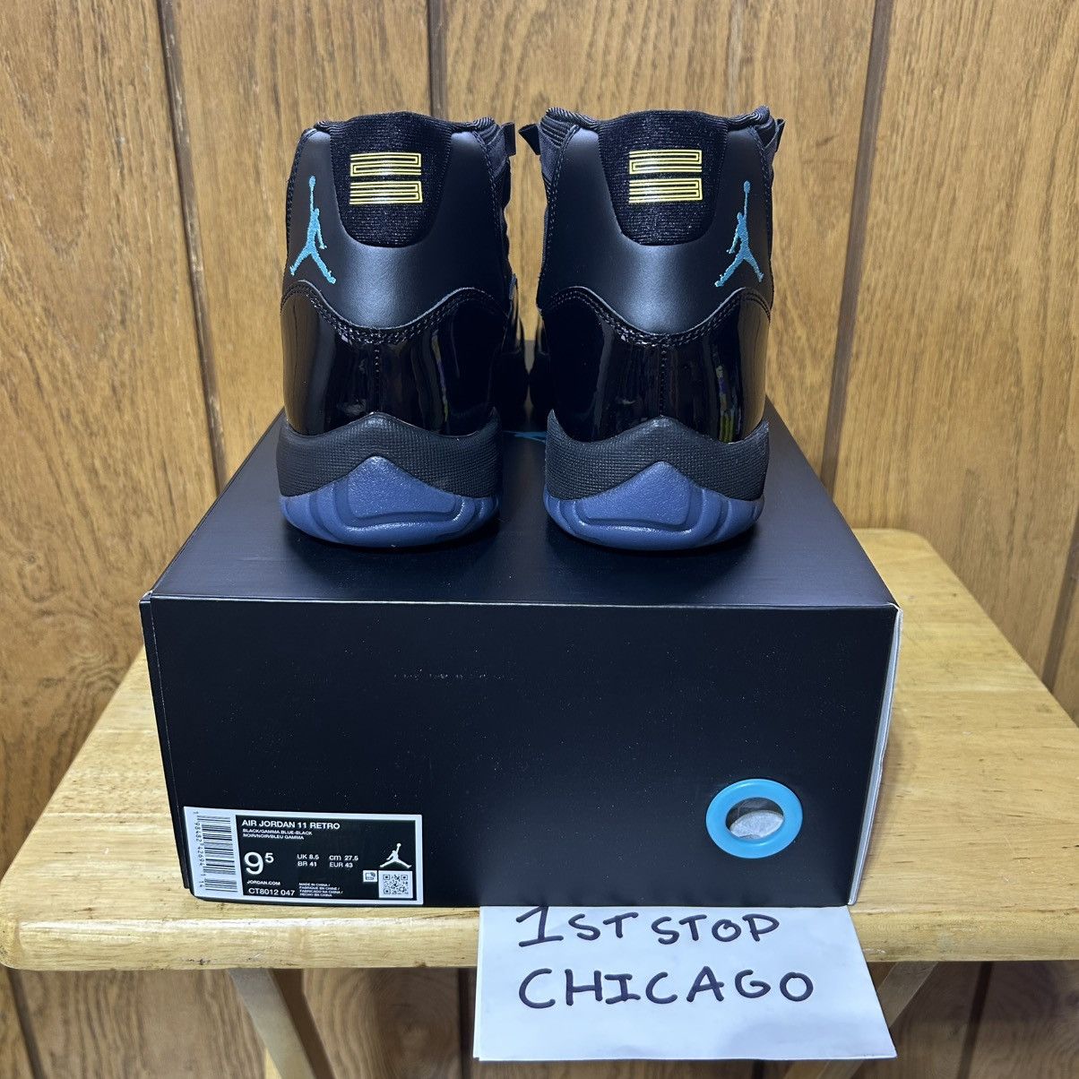 Jordan Brand Nike Air Jordan 11 Retro Gamma Blue 2025 CT8012-047 9.5 NEW Size US 9.5 / EU 42-43 - 4 Thumbnail