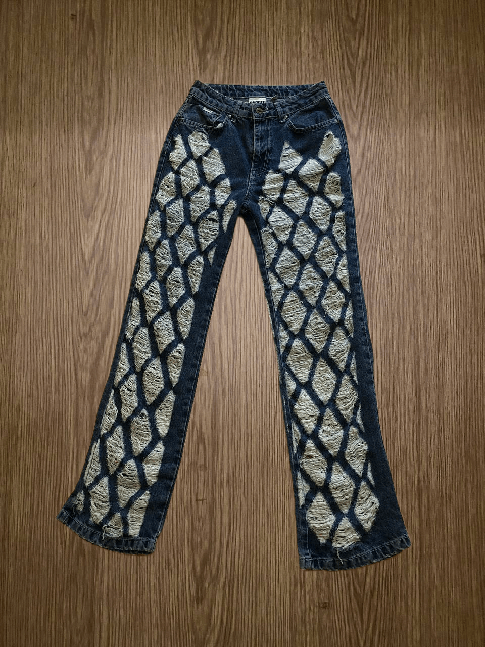 Japanese Brand Vintage Japanese Denim Ragged Jeans Size US 26 / EU 42 - 1 Thumbnail