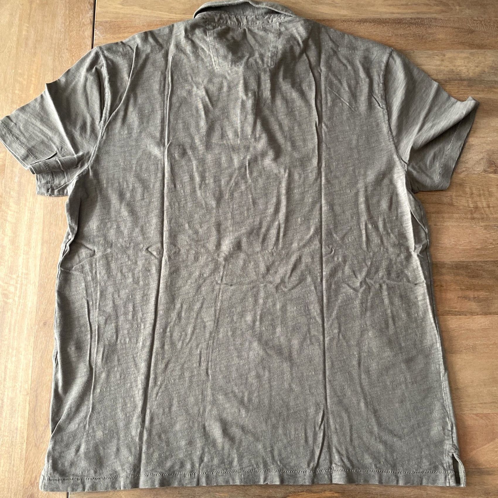 John Varvatos John Varvatos Polo Shirt Mens XL Green Short Sleeve Casual Preppy Polo Shirt Size US XL / EU 56 / 4 - 2 Thumbnail