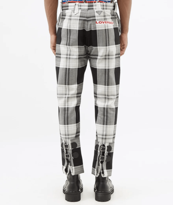 Charles Jeffrey LOVERBOY Check Cotton-Twill Trousers Size US 32 / EU 48 - 2 Thumbnail