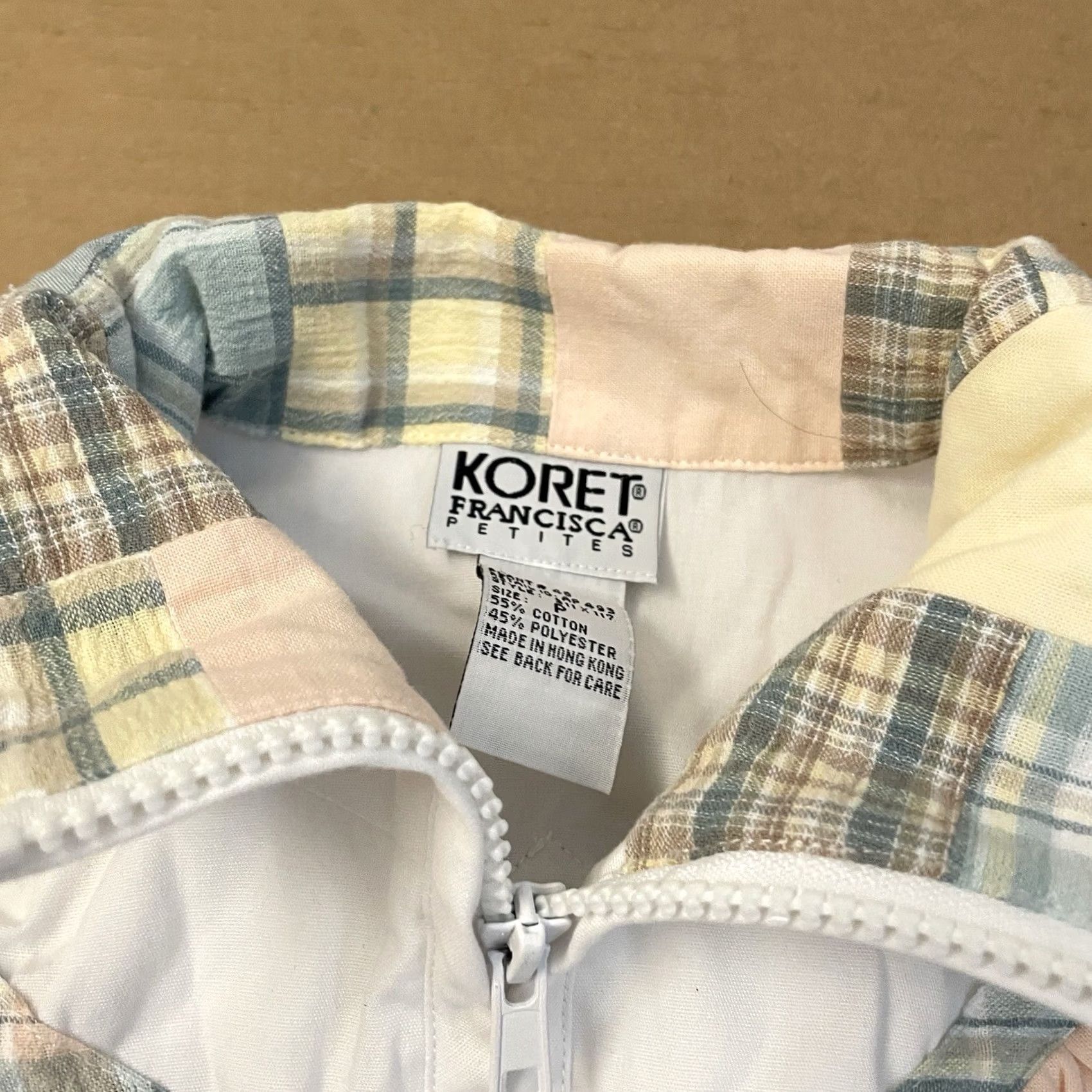 Vintage Koret Francisca Jacket Womens Medium White Full Zip Embroidery 90s Y2K Ladies Size M / US 6-8 / IT 42-44 - 4 Thumbnail