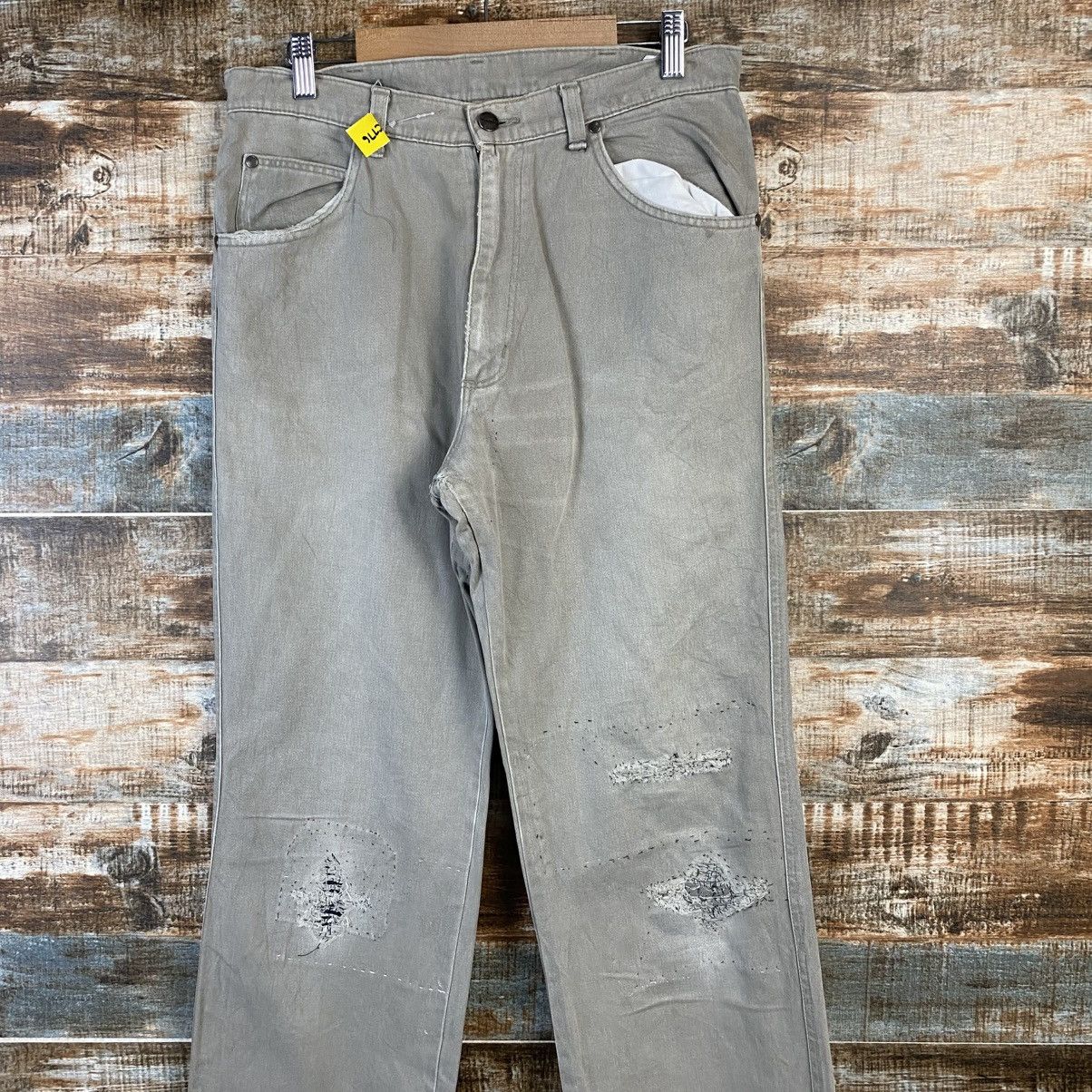 Wrangler DL Wrangler Gray ripped distressed cargo Casual Pants #C776 Size US 32 / EU 48 - 2 Thumbnail