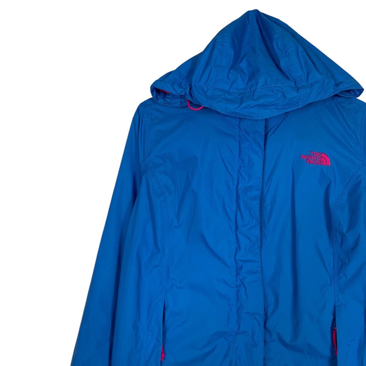 The North Face THE NORTH FACE Blue Hoodie Jacket Rain Jacket #1241-C56 Size S / US 4 / IT 40 - 6 Thumbnail