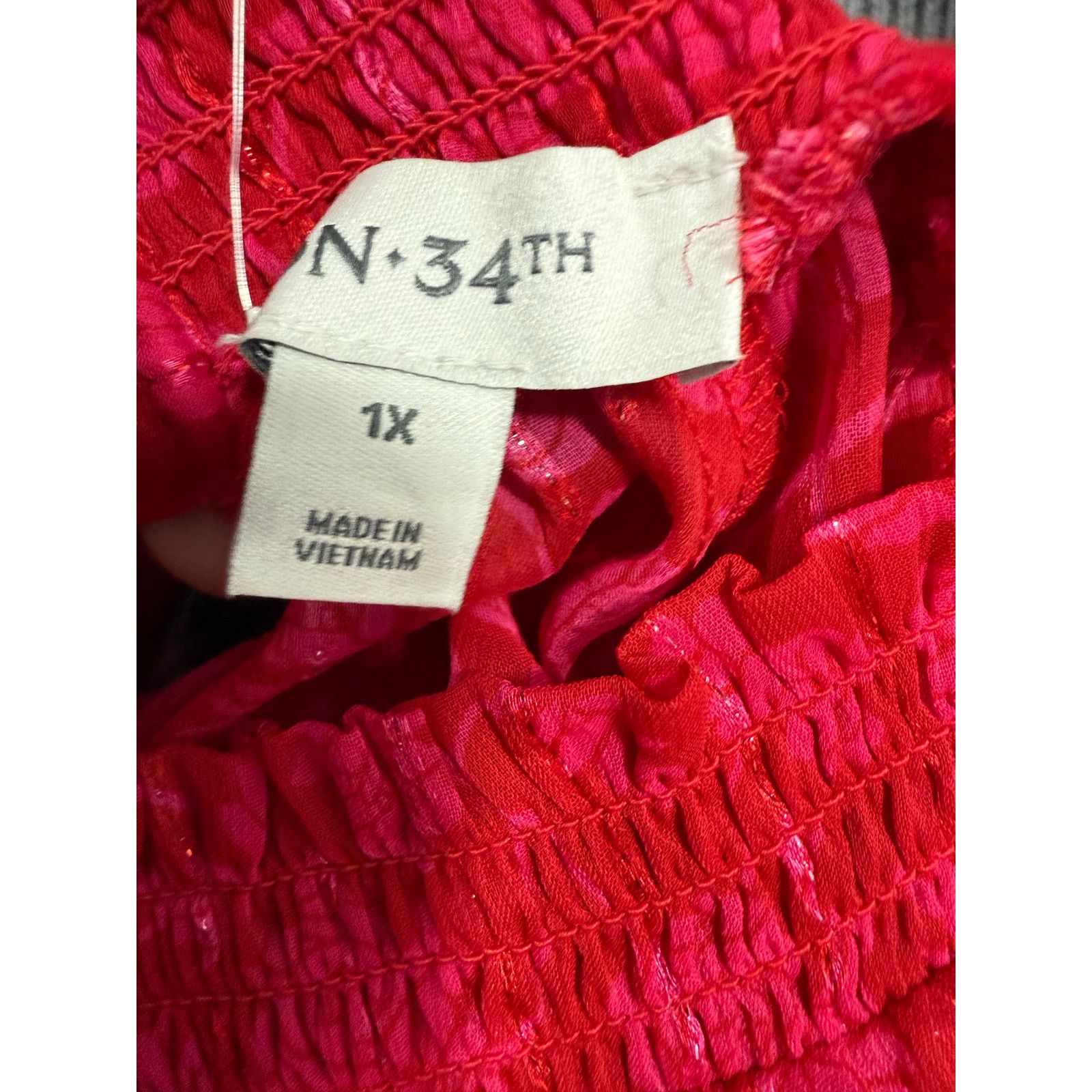 Macys On 34th Macys Plus Dress sz 1X Floral Tiered NEW # G578 Size XL / US 12-14 / IT 48-50 - 9 Thumbnail